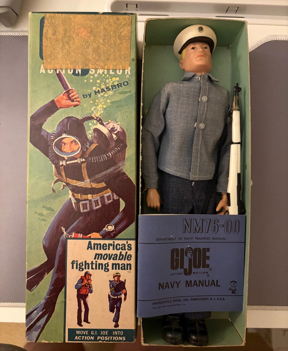 ビンテージGI ジョー 1964 アクションパイロット救命ボートセット