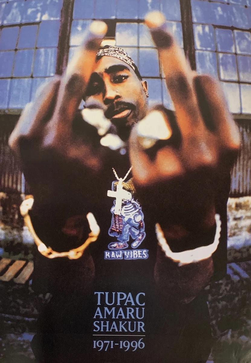 2PAC 1971-1996 大判ポスター vintage Tupac Shakur 1971-1996 Rap