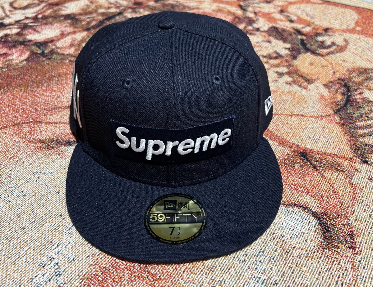 Supreme 人気 59FIFTY ブラックキャップ 7 5/8 Supreme 59FIFTY