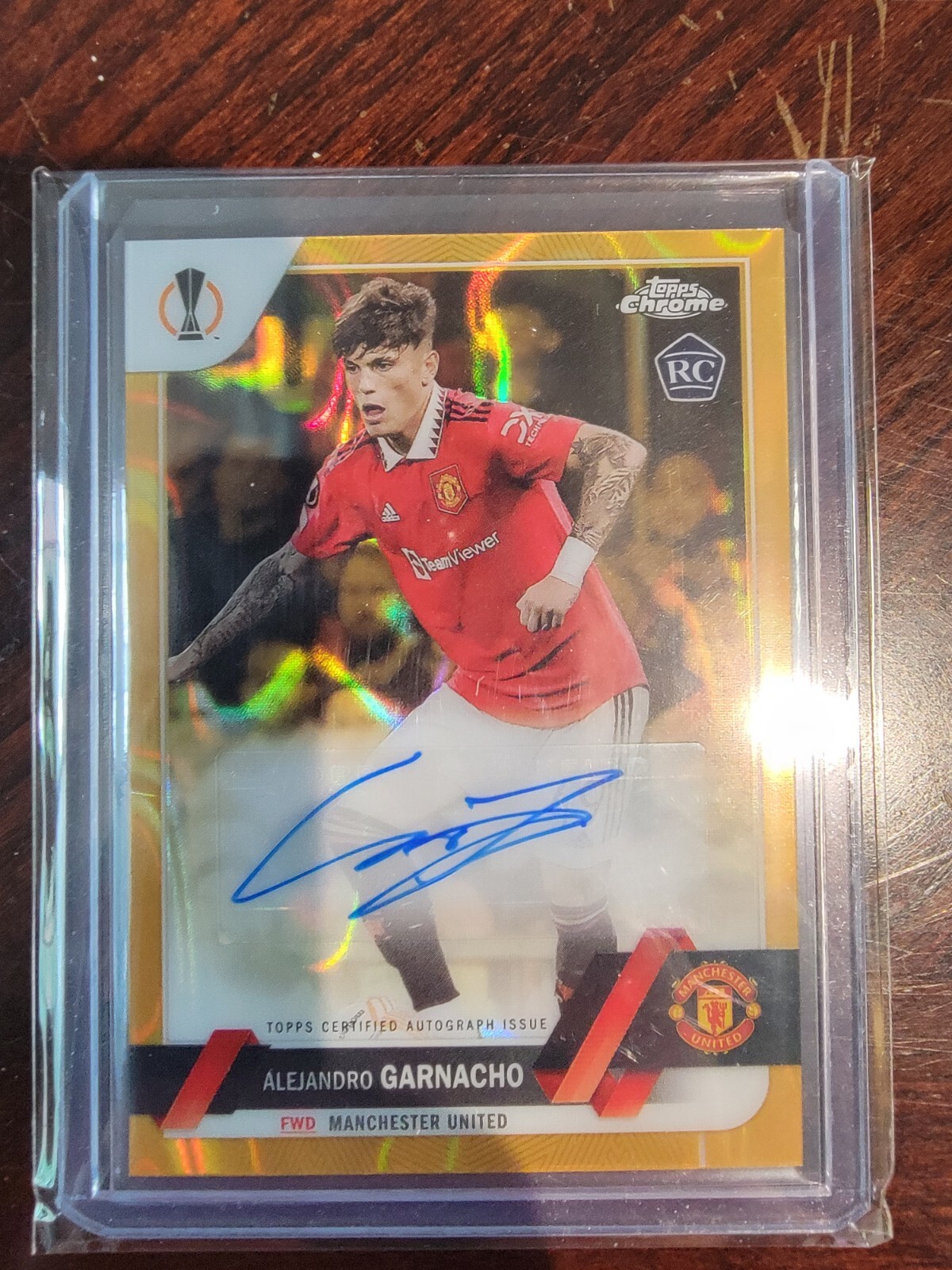 Alejandro Garnacho 2022 Topps Chrome UEFA Club Competitions #CA-AG