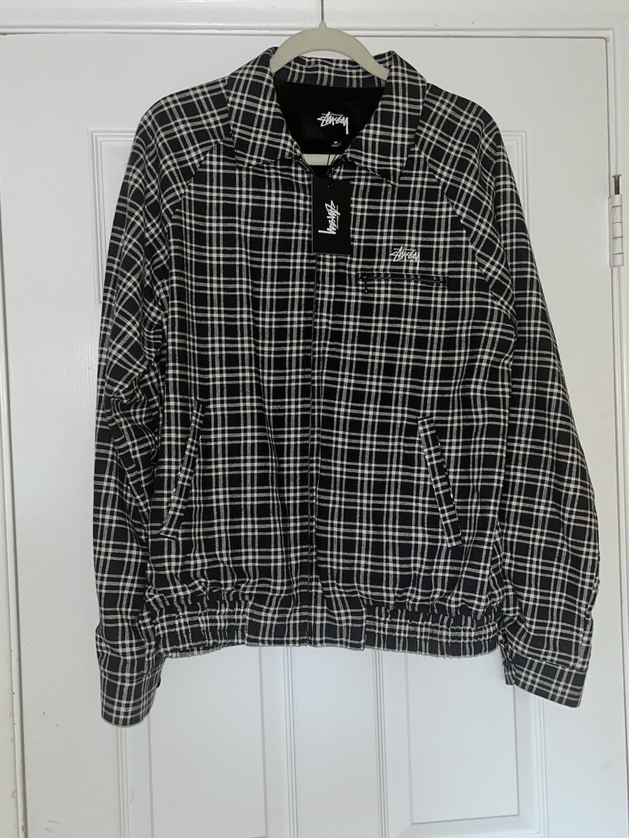vintage stussy classic check jacket dg