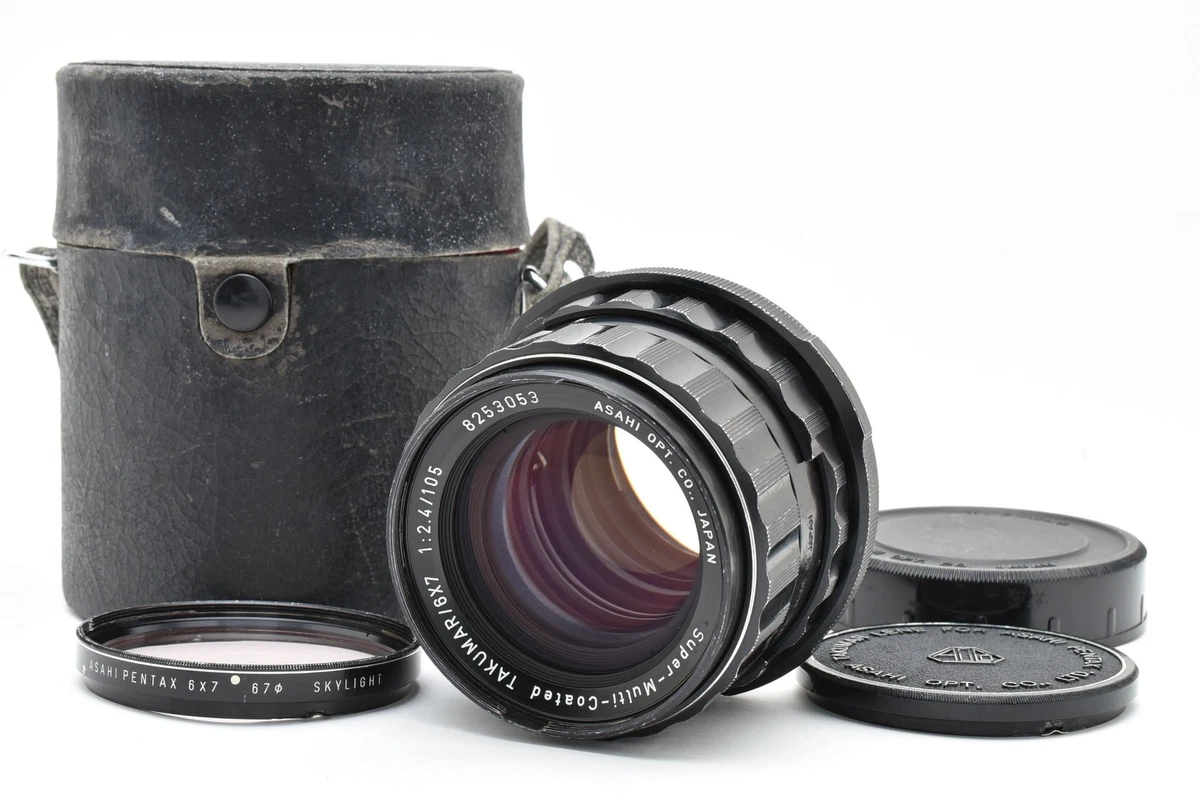 ひ*き様 Pentax 6×7 105mm F2.4 ウッドグリップ付き PENTAX 6x7 1:2.4