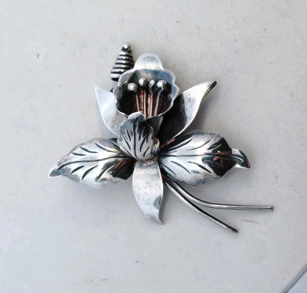 vintage mexico silver ジグザグブローチ｜vintage mexico silver