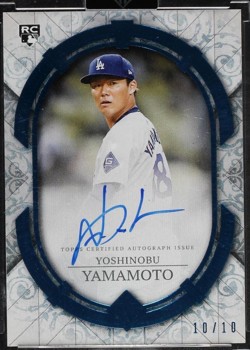 2024 Topps Definitive Collection - Yoshinobu Yamamoto #DRPC-YY for