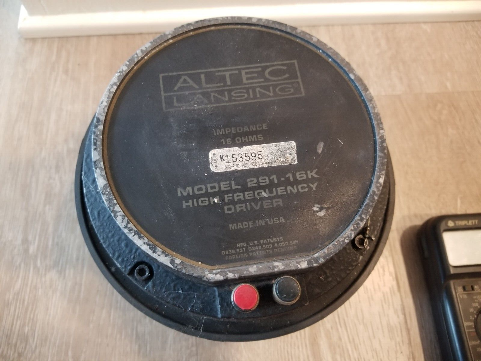 ALTEC ALTEC アルテック lansing 291−16Aユニット、16 ペア。動作良好