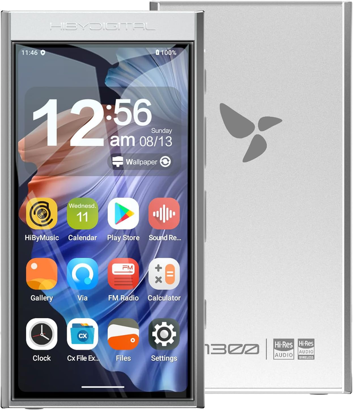 Hiby Digital M300 Music Player with Speaker Android 13 OS SD665