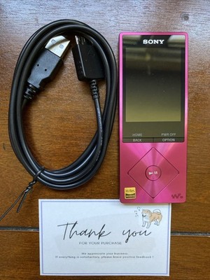 Sony NW-A16 Walkman 32GB Hi-Res Portable Audio Player Pink English