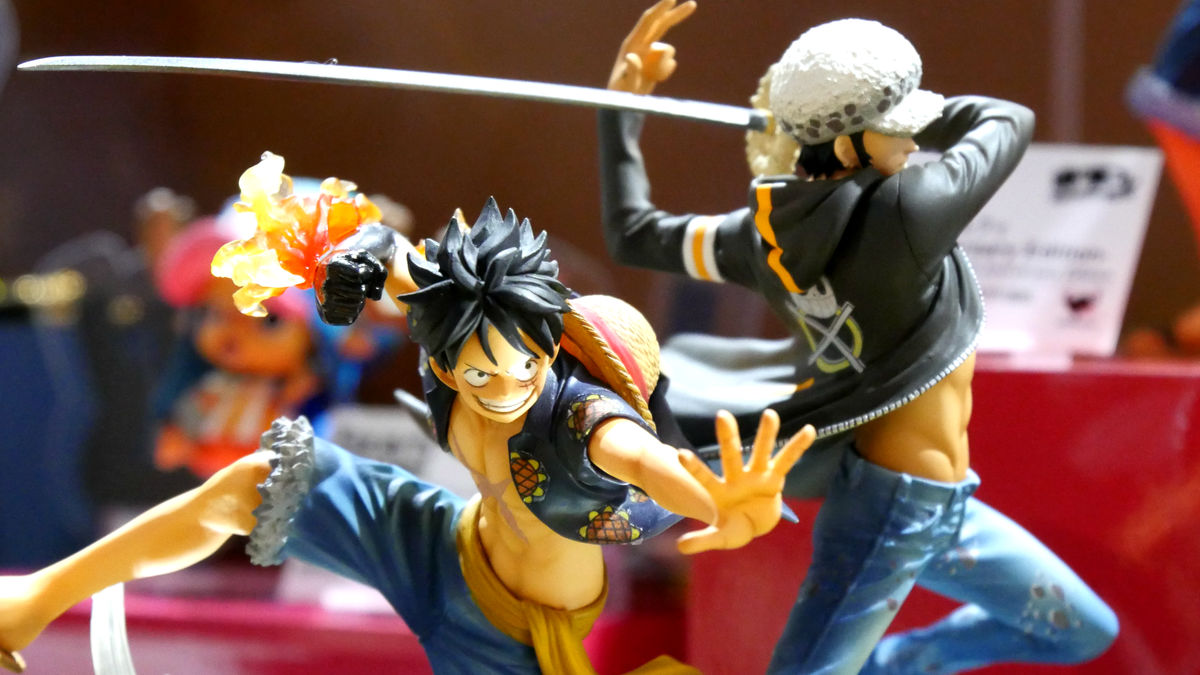 ワンピース フィギュアーツZERO ルフィ&ロー 希少品 ルフィ×ローの躍動