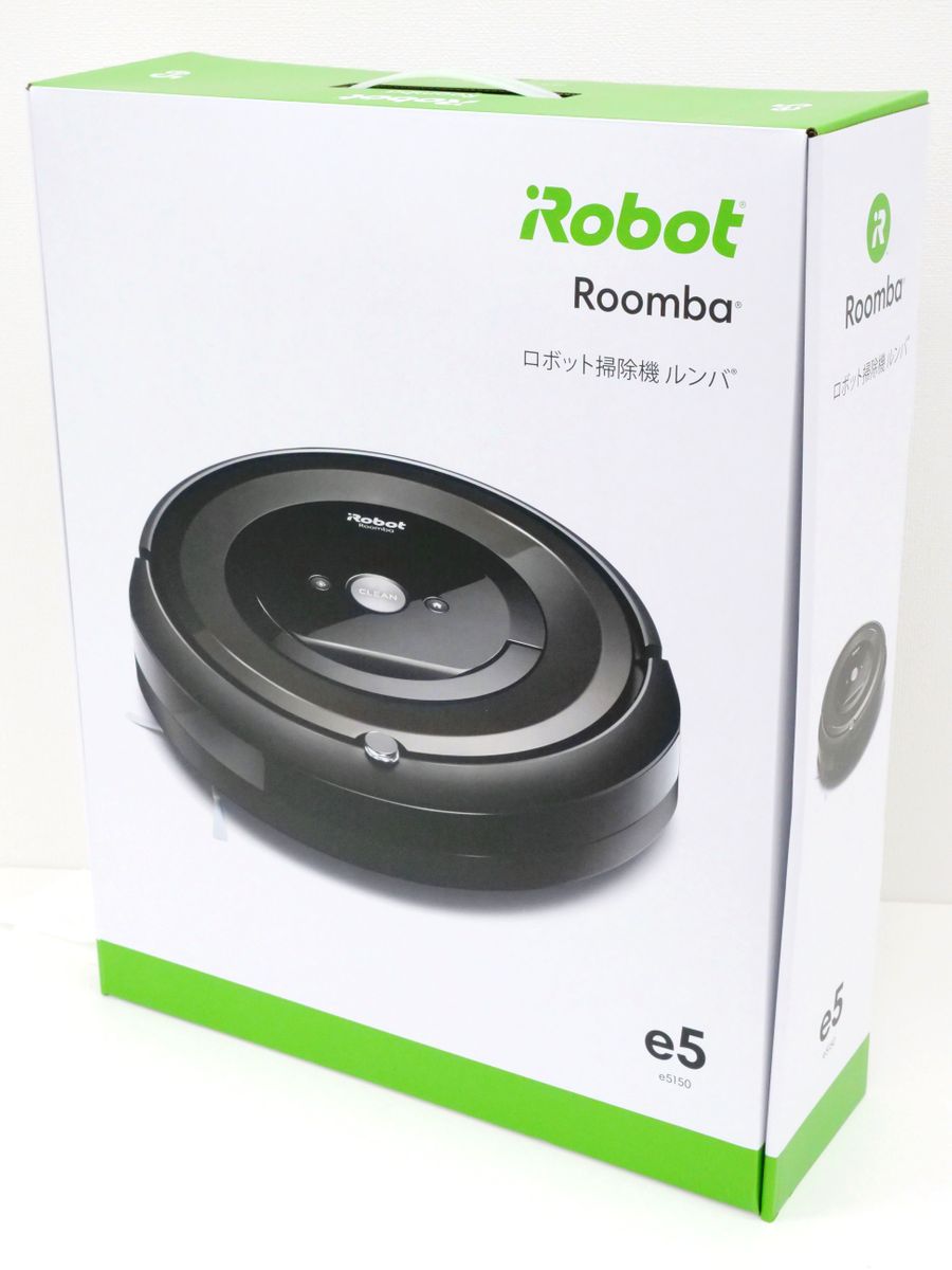 Roomba ロボット E5 掃除機 黒色 24回の掃除履歴あり Roomba ロボット