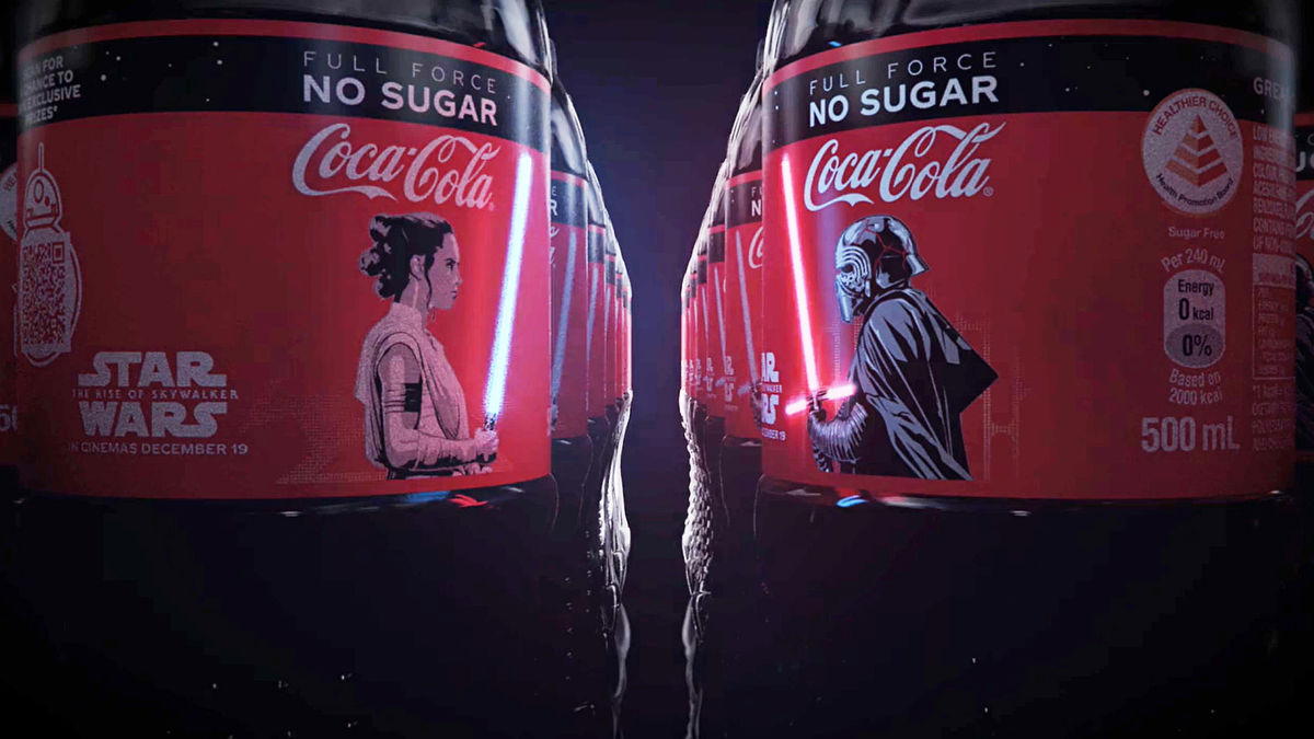 Coca-Cola スターウォーズラベル コンプリートセット The road to