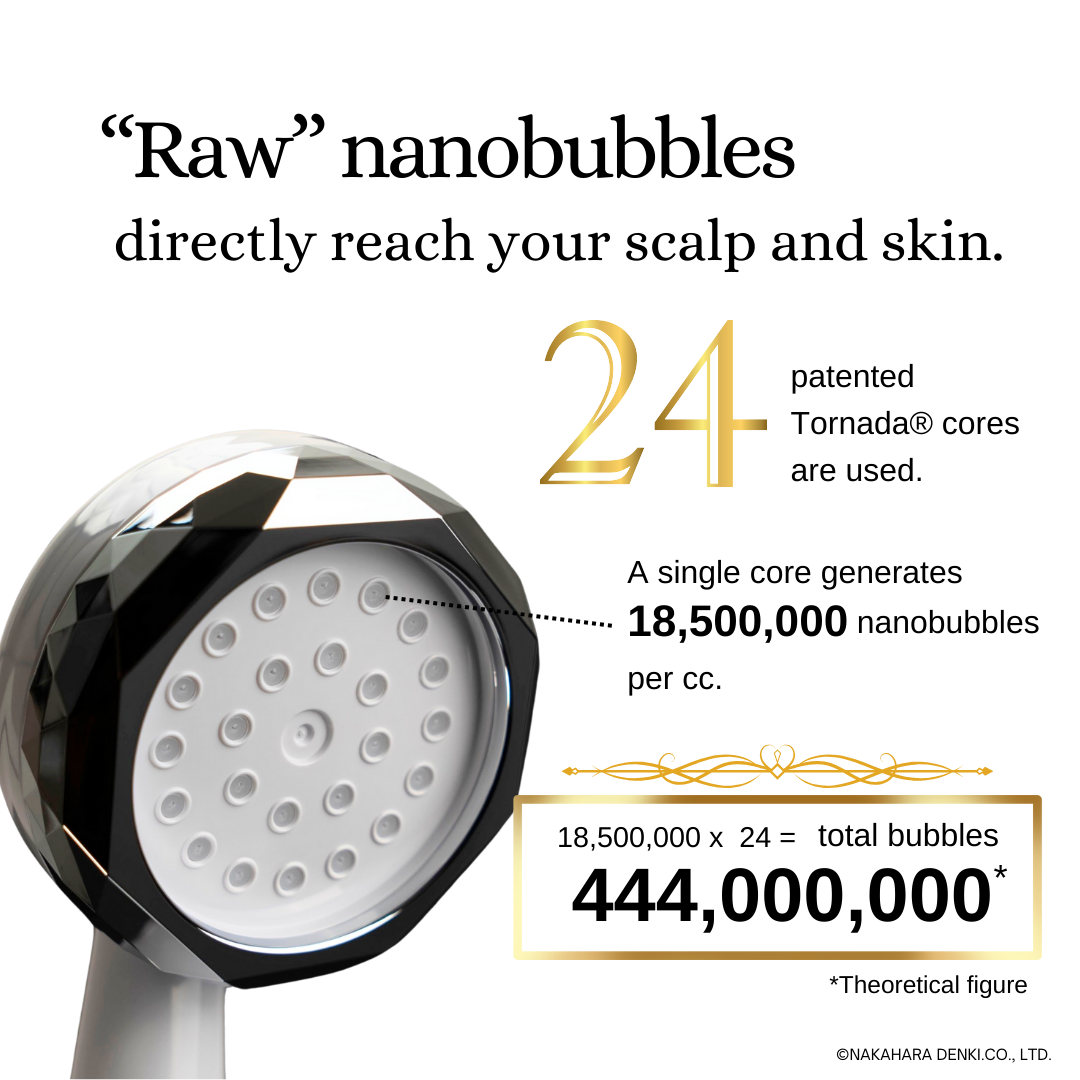 NANORISM Super Nano Bubble Shower Head – 444 Million Bubbles Skin