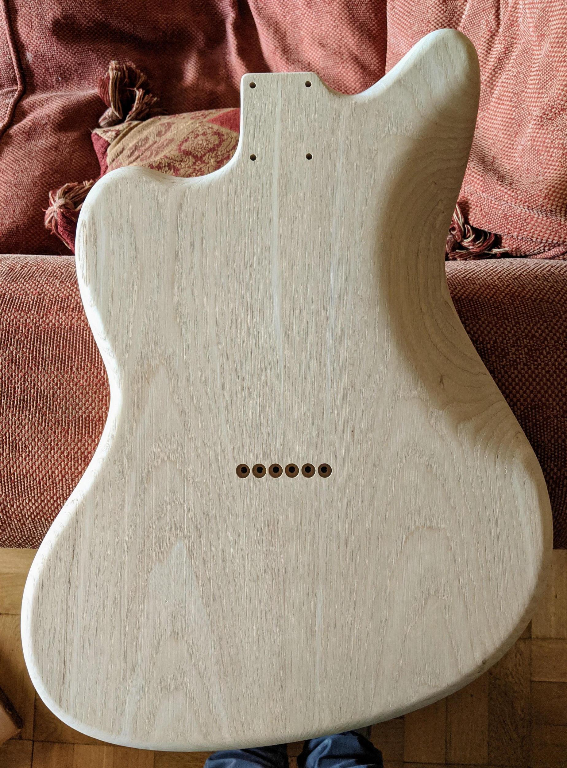 hts guitar Reverse Telemaster thinline