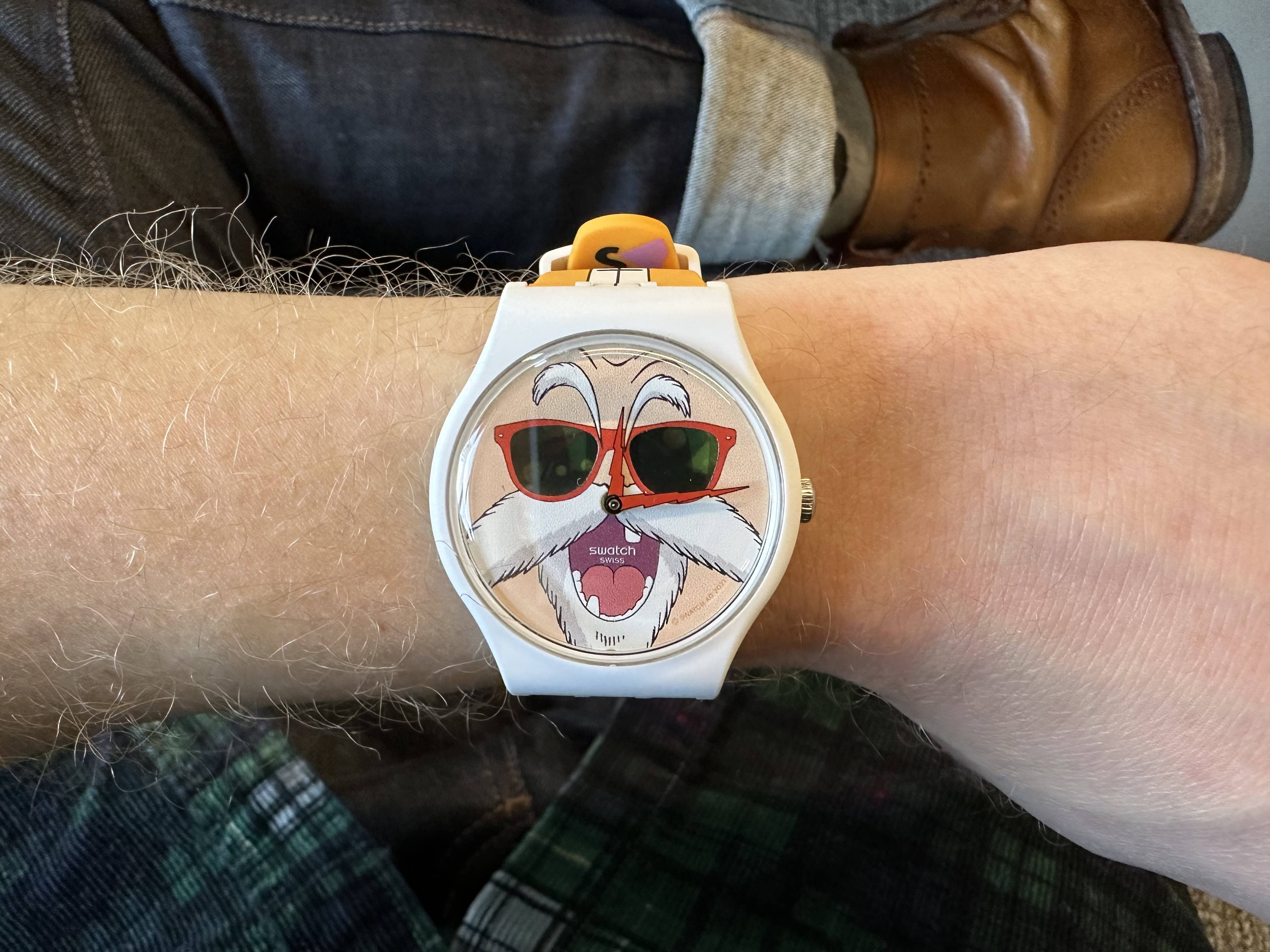 swatch] X ドラゴンボールZ 亀仙人 - 衝動買い、あり？ : r/Watches