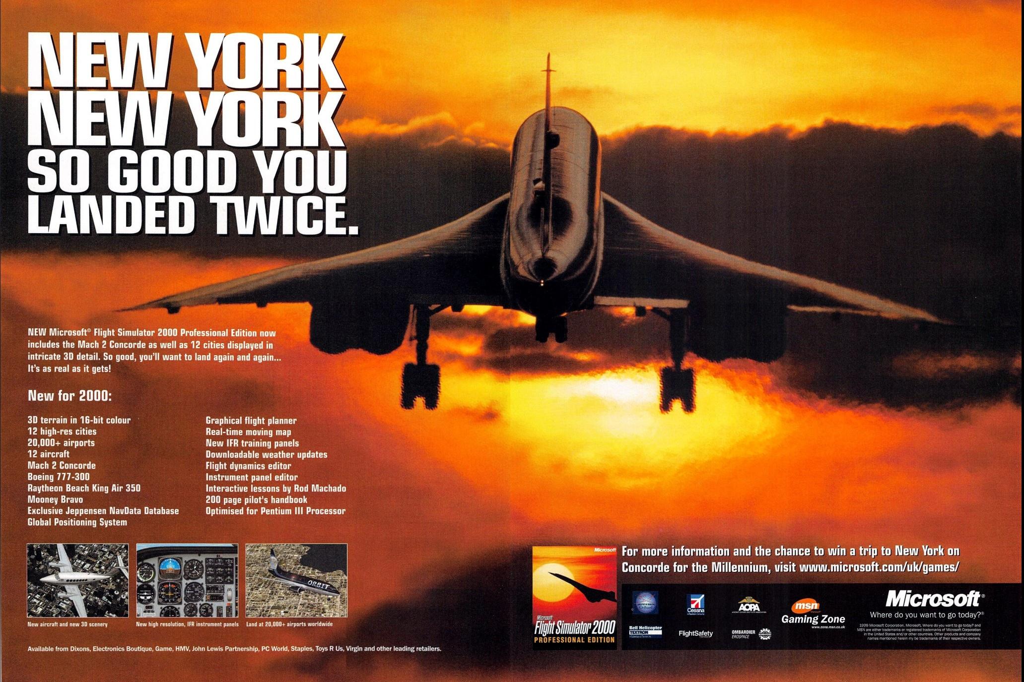 Microsoft Flight Simulator 2000 Microsoft Flight Simulator 2000