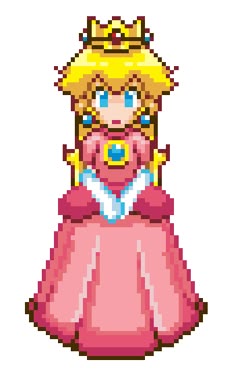 スーパーマリオブラザーズ ピーチ姫 ドット絵 SUMA𝕏IRA on X