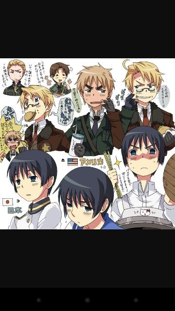 ヘタリア－日本－イギリス－アメリカ