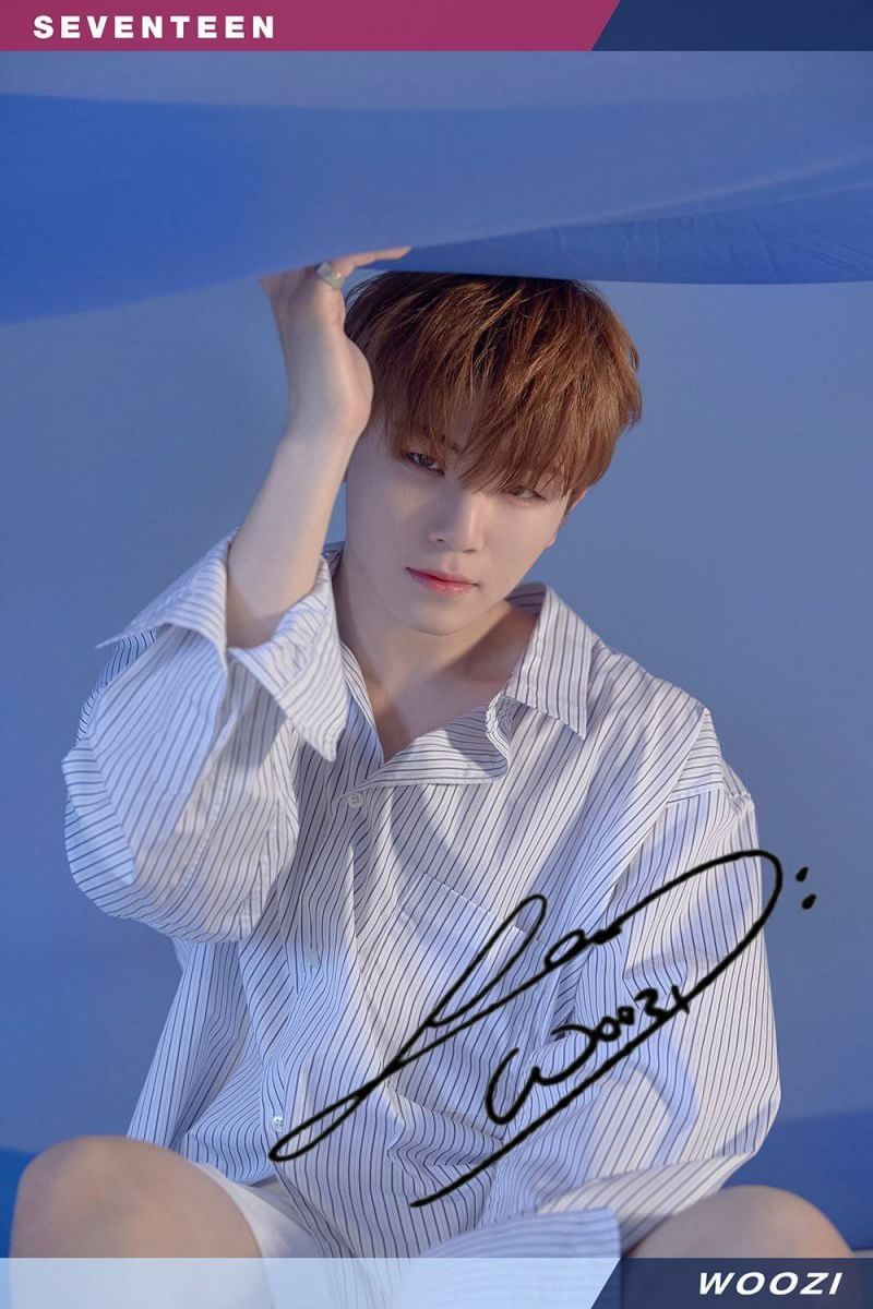 SEVENTEEN ウジ 直筆サイン カップホルダー サイン会 トレカ グッズ