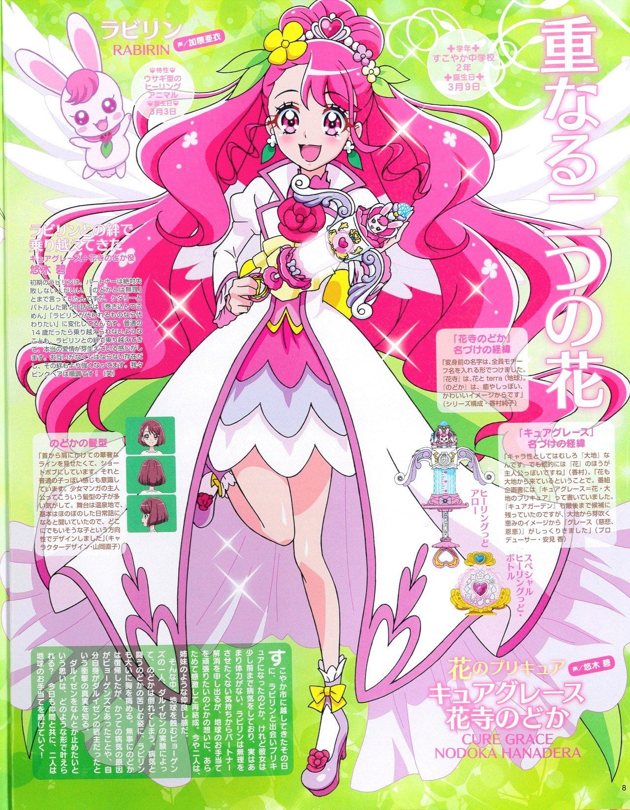 キュアグレース キャラドーン!タオル ビッグタオル ヒーリングっど