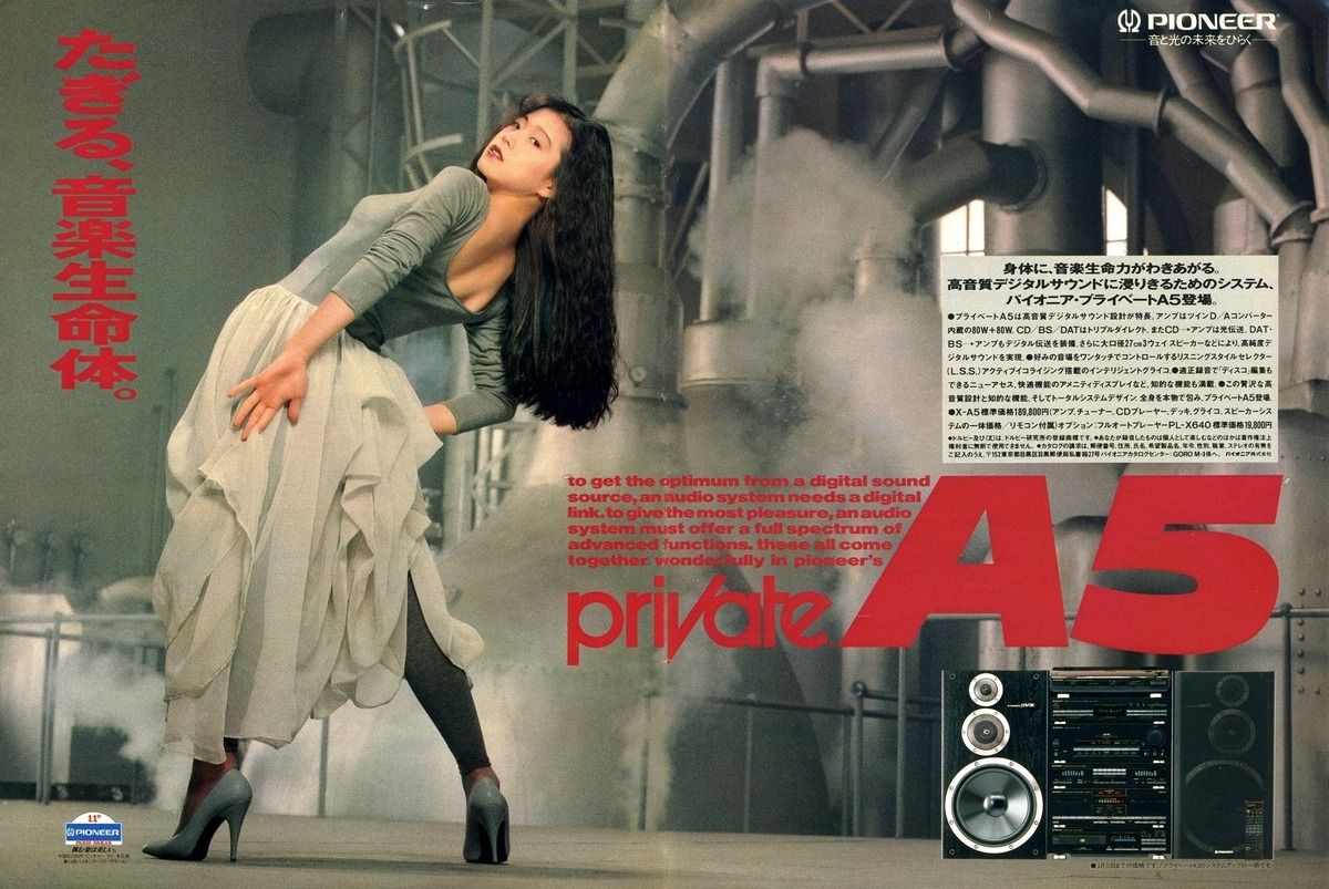 中森明菜 パイオニア プライベート B1サイズ ポスター Private 中森