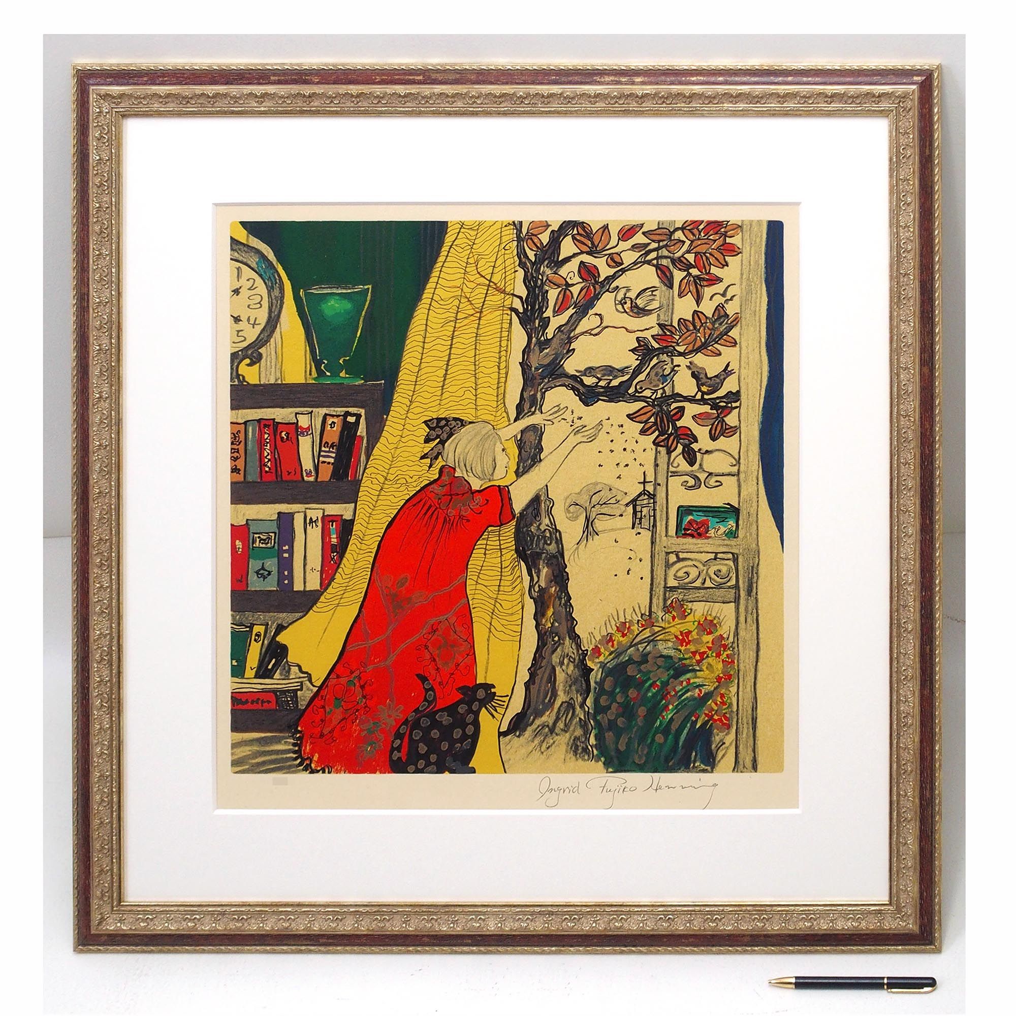 フジコ・ヘミング 絵画 スウェーデンの歌 フジ子ヘミング「スエーデン