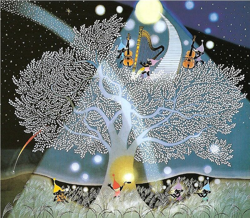 藤城清治 HOYA 飾り皿 4枚セット 藤城清治 HOYA 飾り皿 4枚セット 藤城