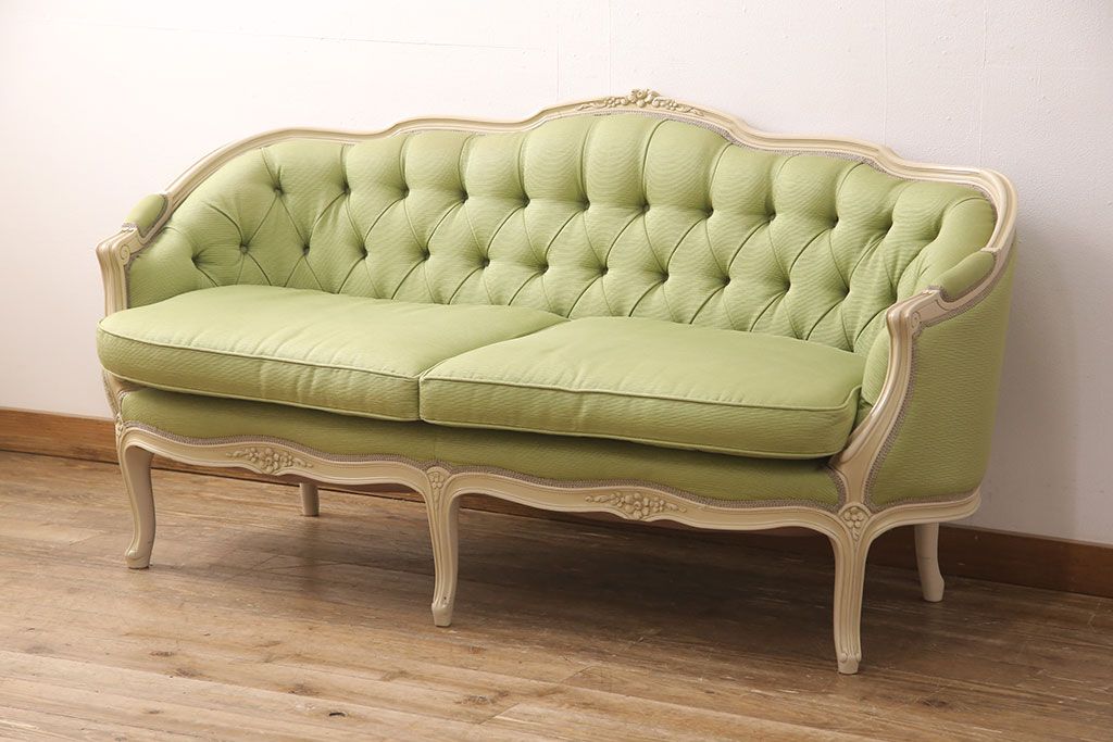 N2269 ドマーニ ルイXV 1人掛けソファ シングルソファ 中古 美品