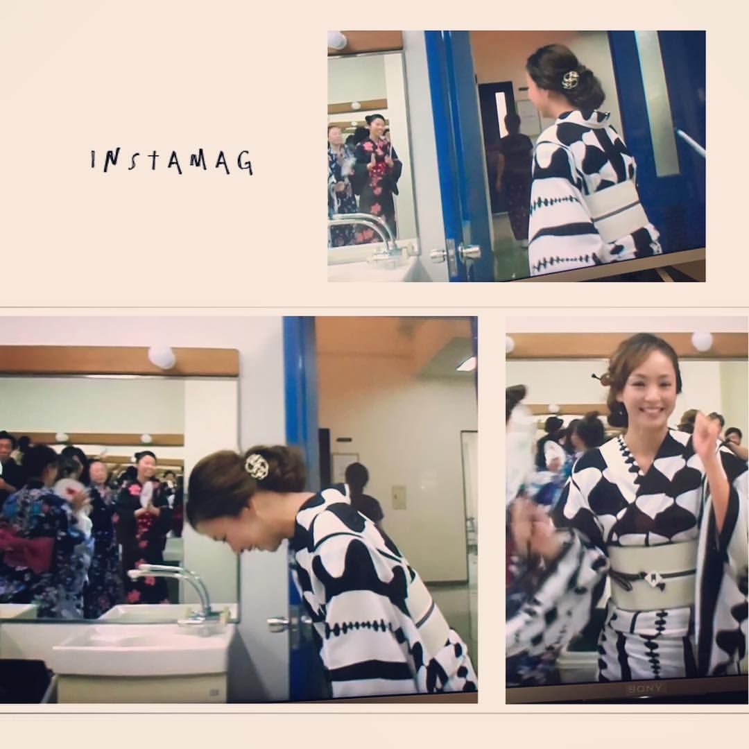 完売 安室奈美恵 私服 着用 沖縄 前夜祭 花火ショー 浴衣 髪飾り