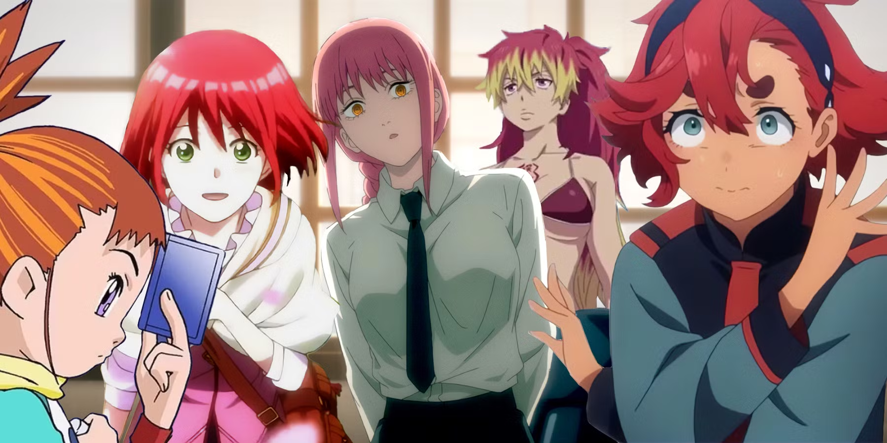 お気に入りの赤/ピンク髪のキャラクターは誰？ : r/animequestions