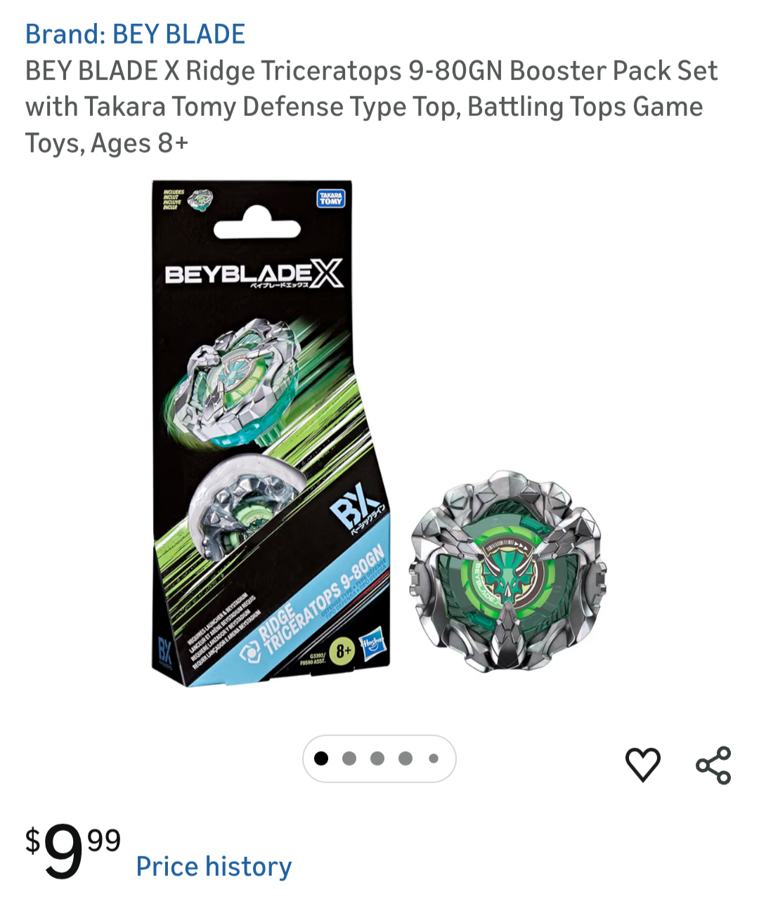 Ridge Triceratops 9-80GN : r/Beyblade