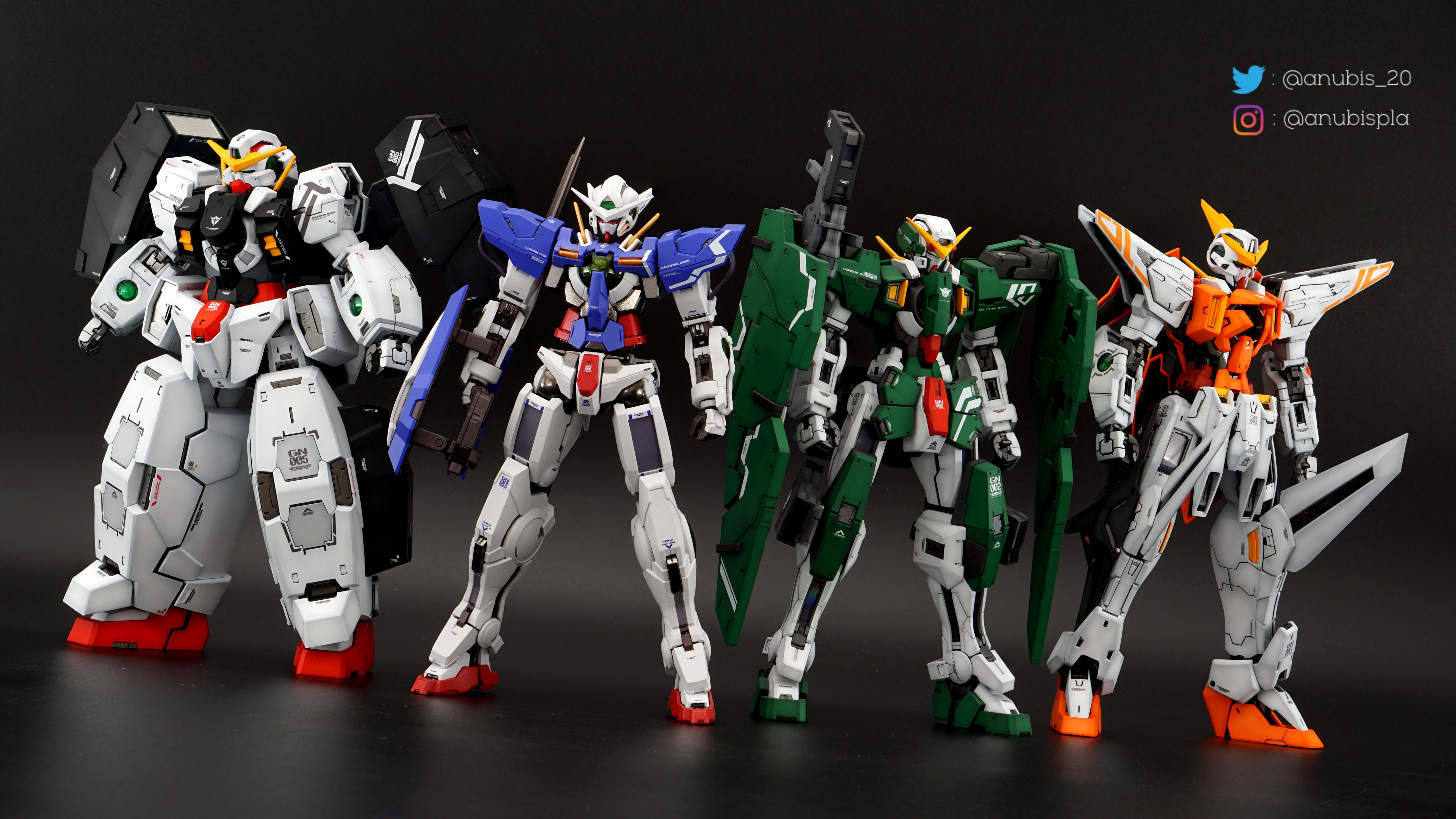 MG 00 S1 Team (Virtue, Dynames, Kyrios) feat. Metal Build Exia : r