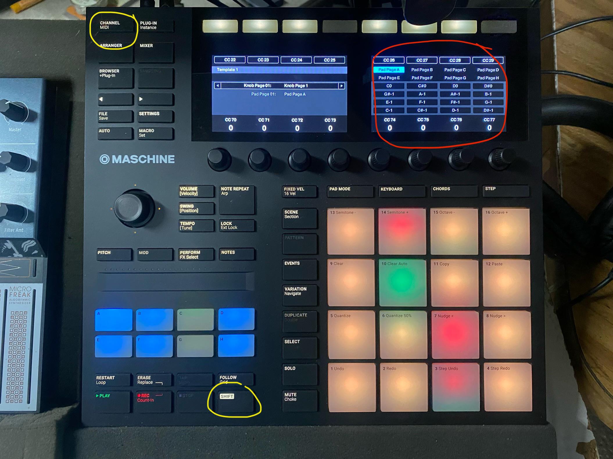 MaschineをMIDIコントローラーとして使う : r/maschine