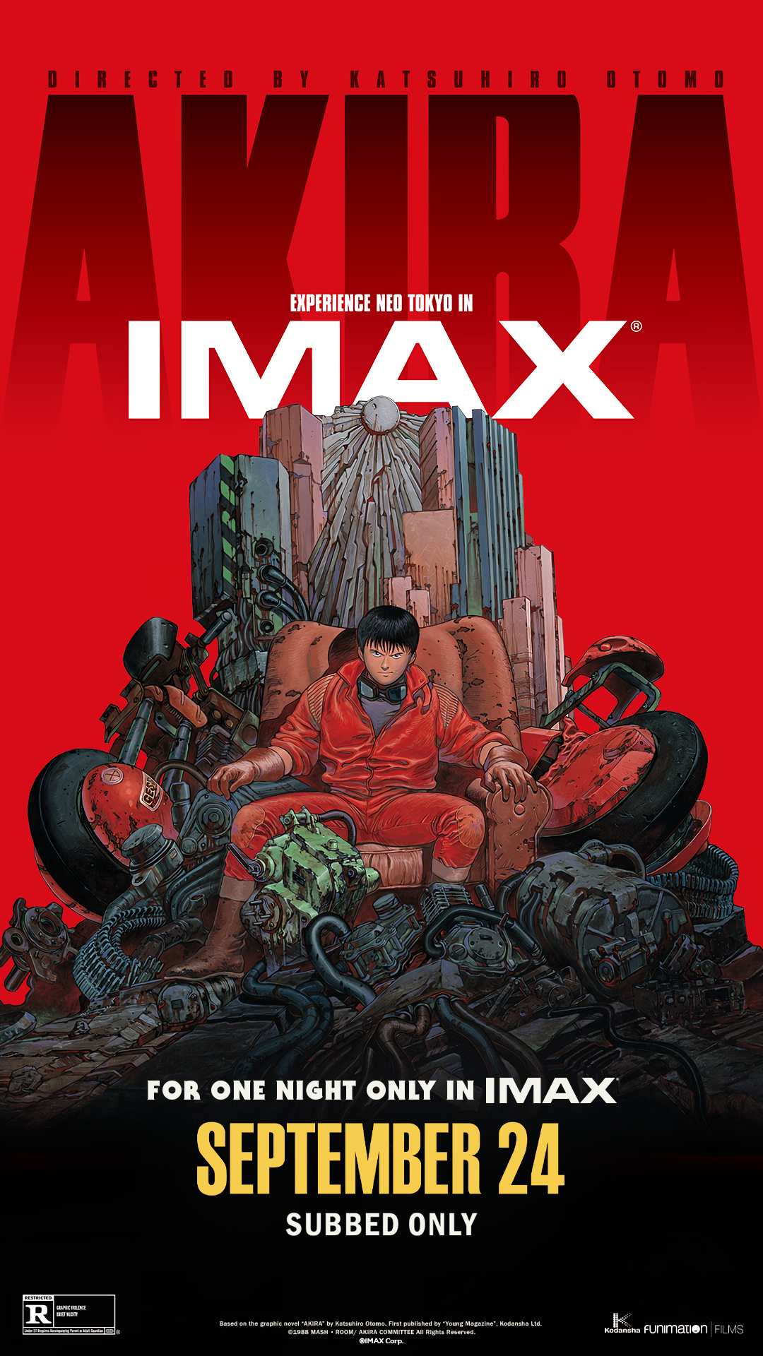 AKIRA」（1988年） - 大友克洋監督のアニメ映画で、制作費は約550万