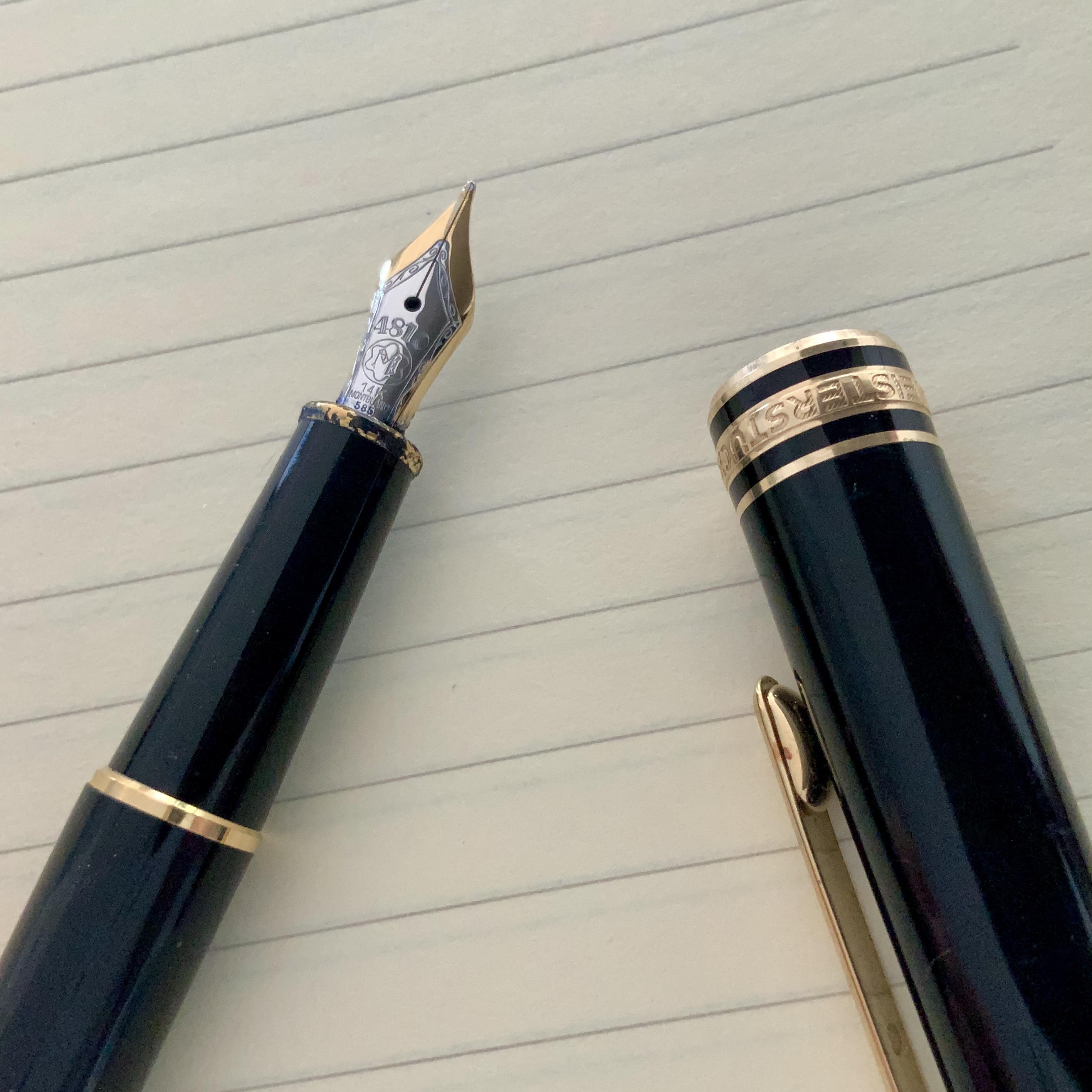 Montblanc Meisterstück 4810 14k Gold 585. : r/montblanc