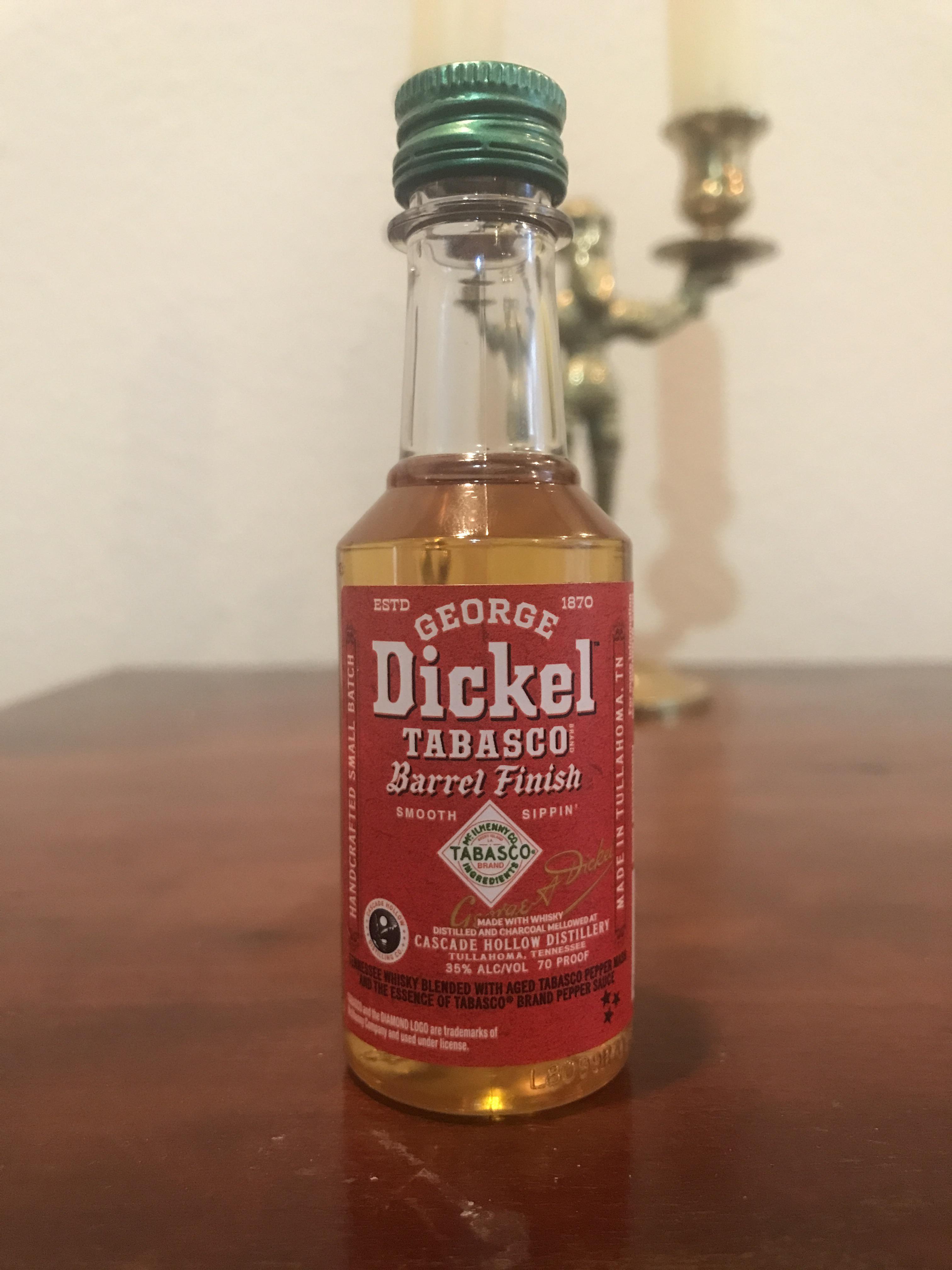 Review #18: George Dickel Tabasco Barrel Finish : r/bourbon