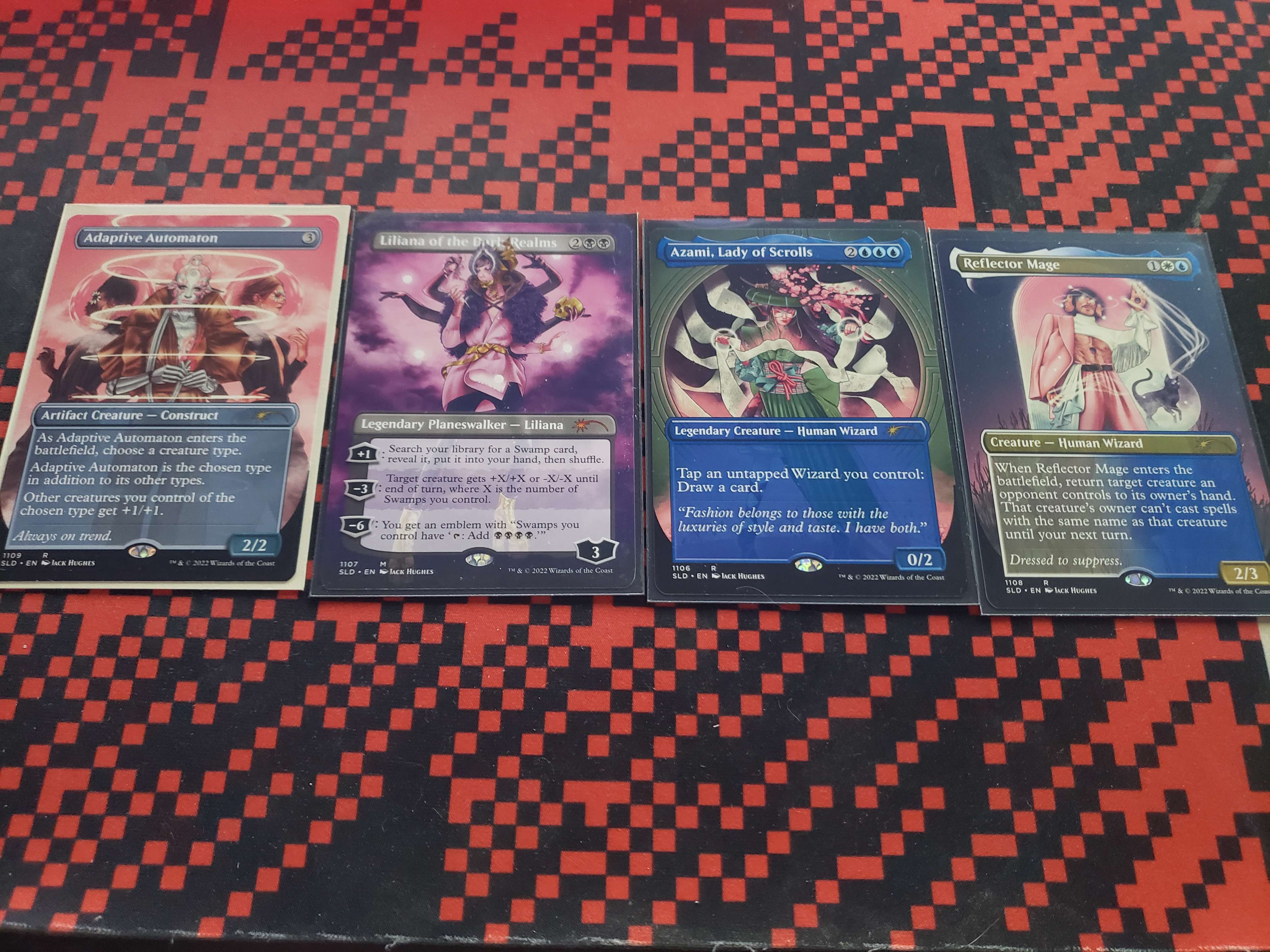 The Dressed to Kill Secret Lair edition of Reflector Mage was