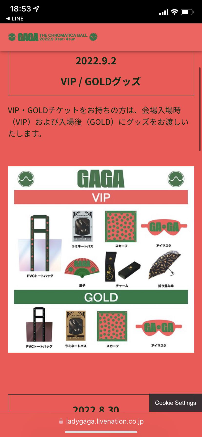 レディーガガ グッズ 2026 vip | TikTok 新品Lady Gaga VIP Gold Merch