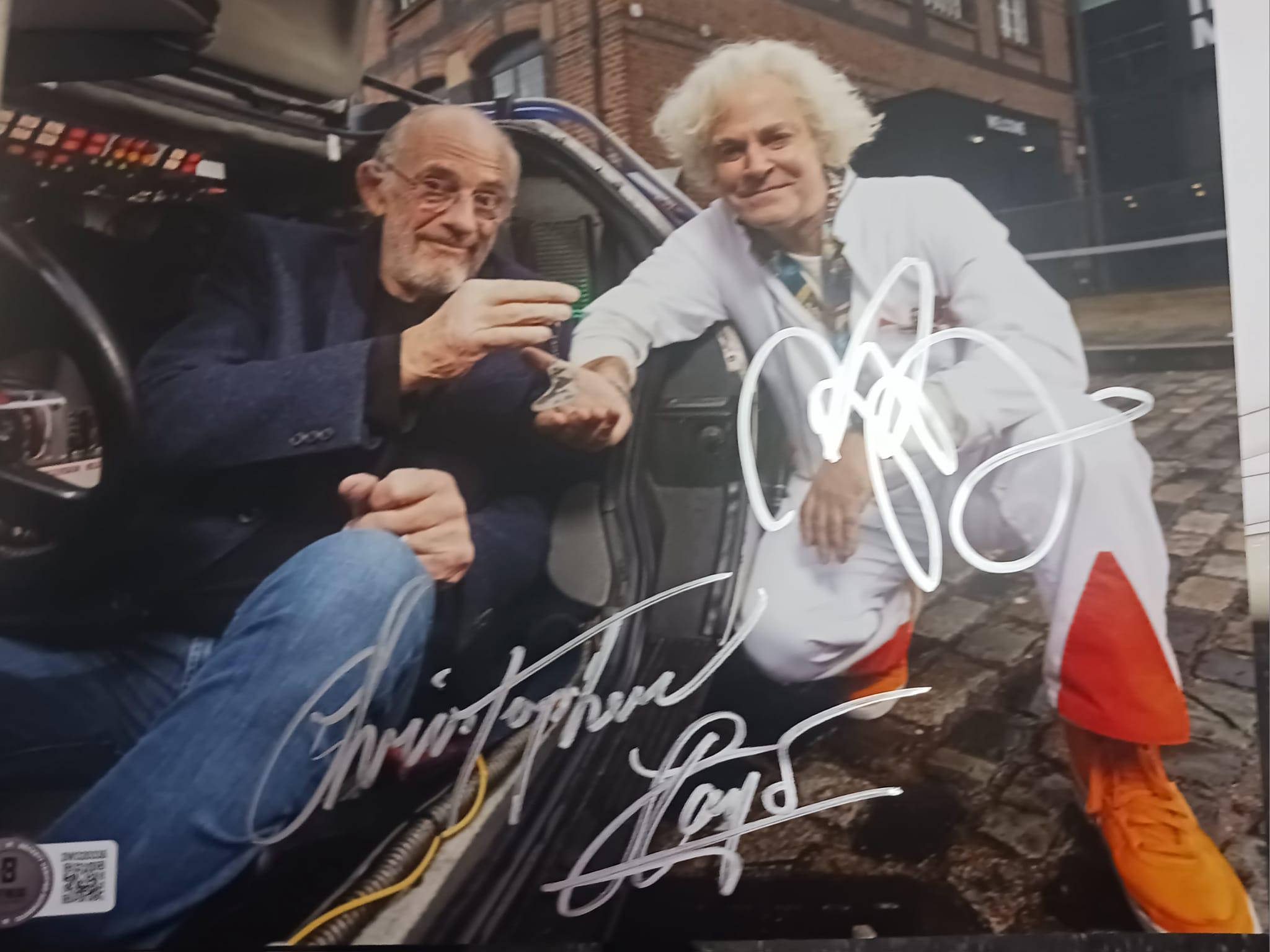 ロードアイランドコミコンのクリストファー・ロイドのサイン : r