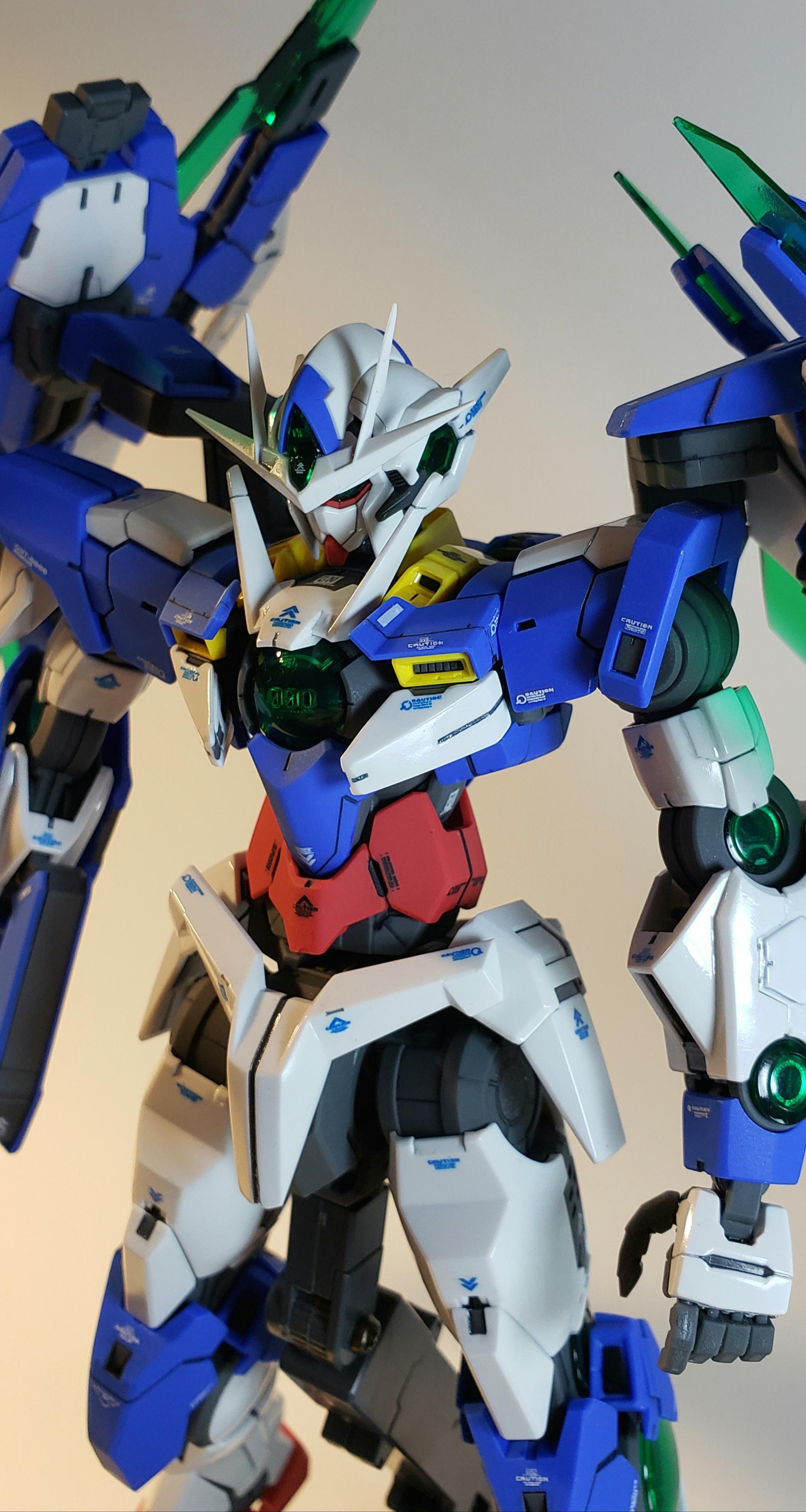 MG 00 Qan-[T] Full Saber: Infuriatingly fiddly, but damn if it