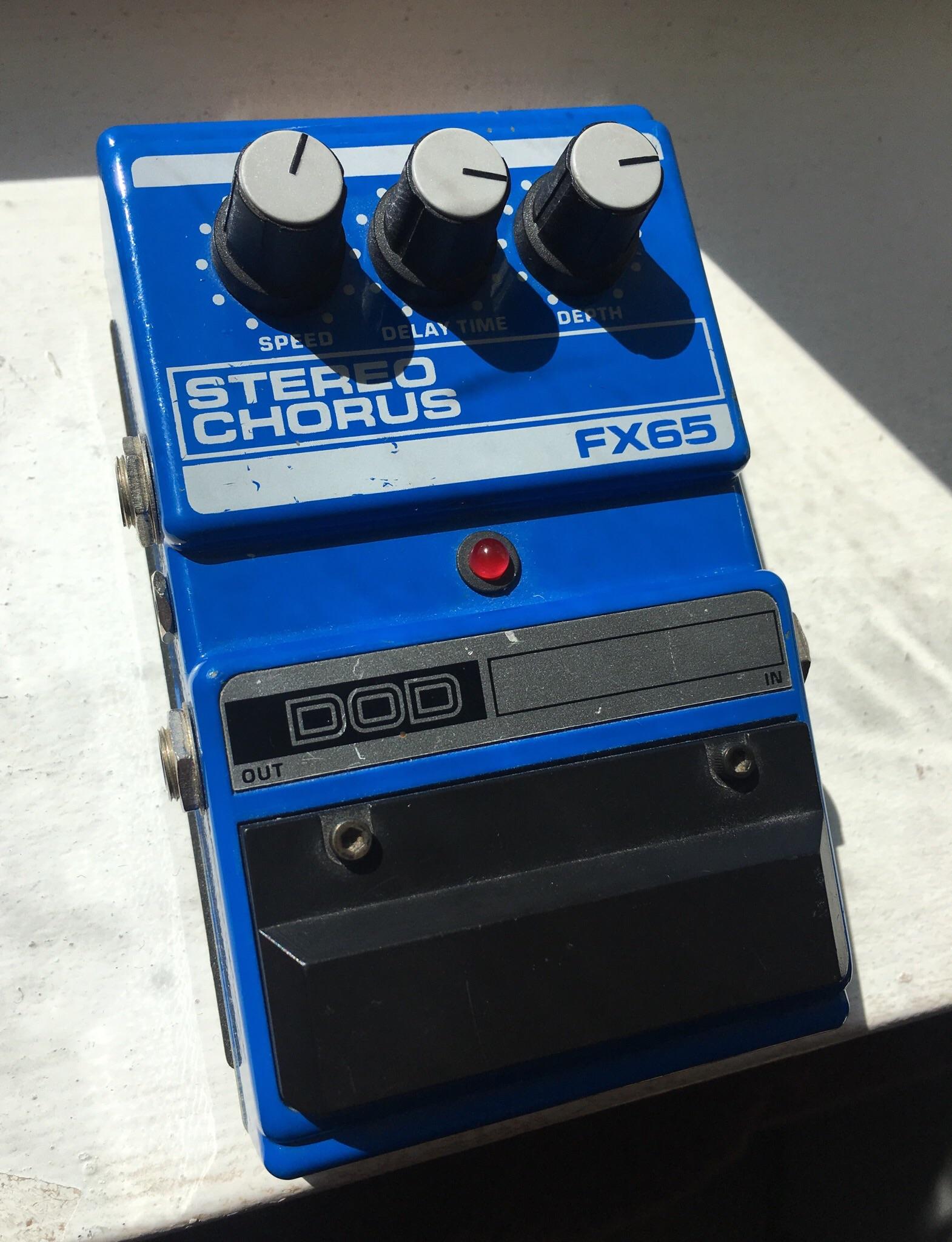 またNPD！DOD FX65 ステレオコーラス。過小評価されてるペダルスレ