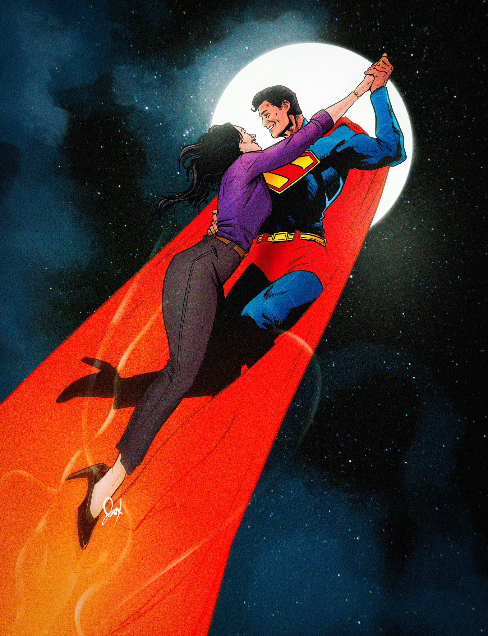 Superman and Lois '25 by JaxsonDerr after Jorge Jiménez's Action