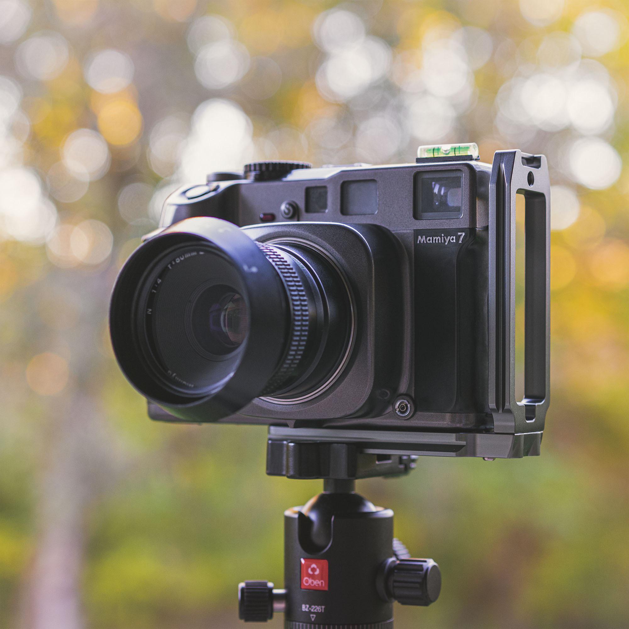 マミヤ7II（ブラックボディ）+N 80mm F4L 中古 マミヤ MAMIYA 7II 80mm