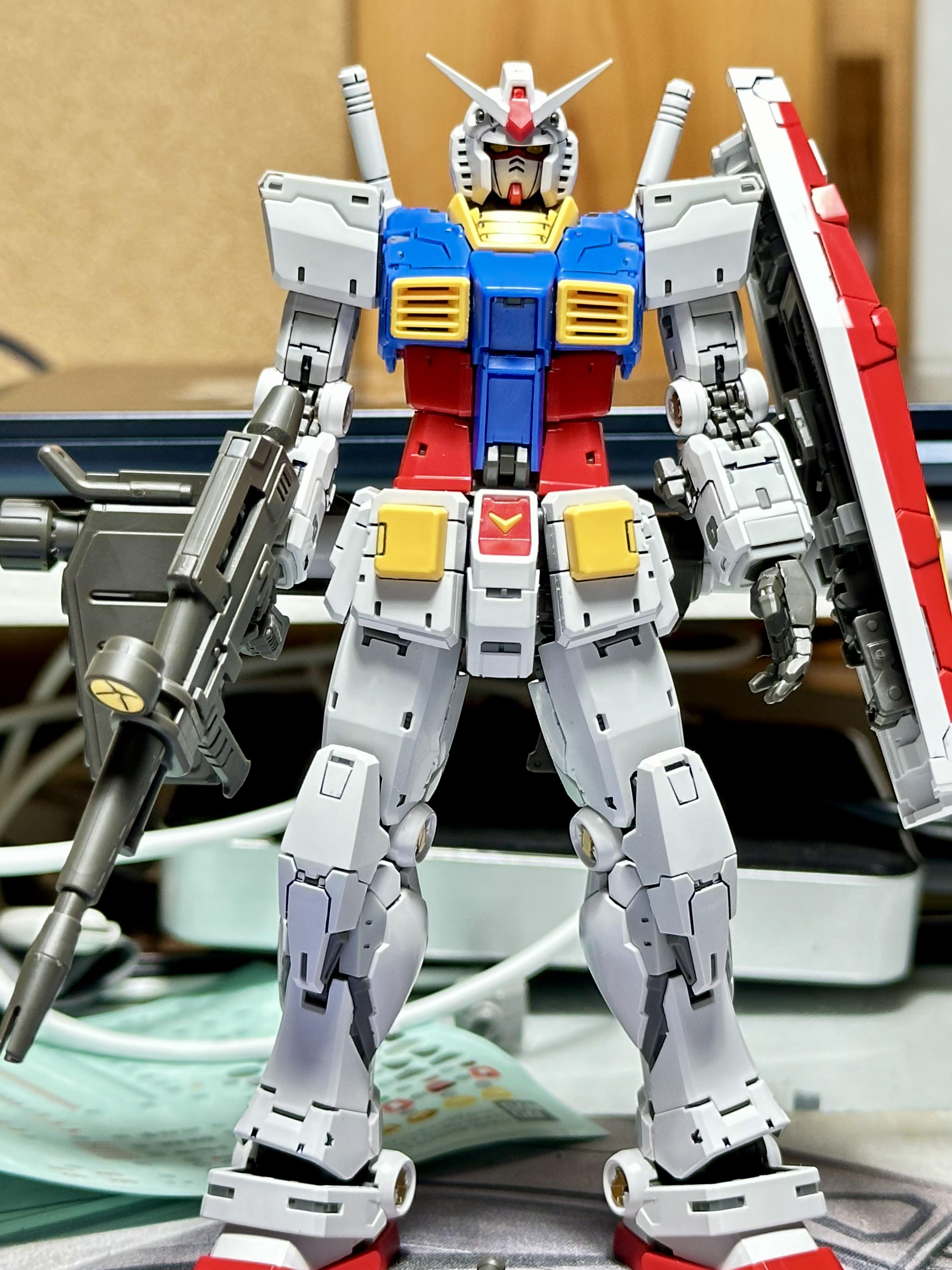 RGガンダム2.0。次は水転写デカール : r/Gunpla