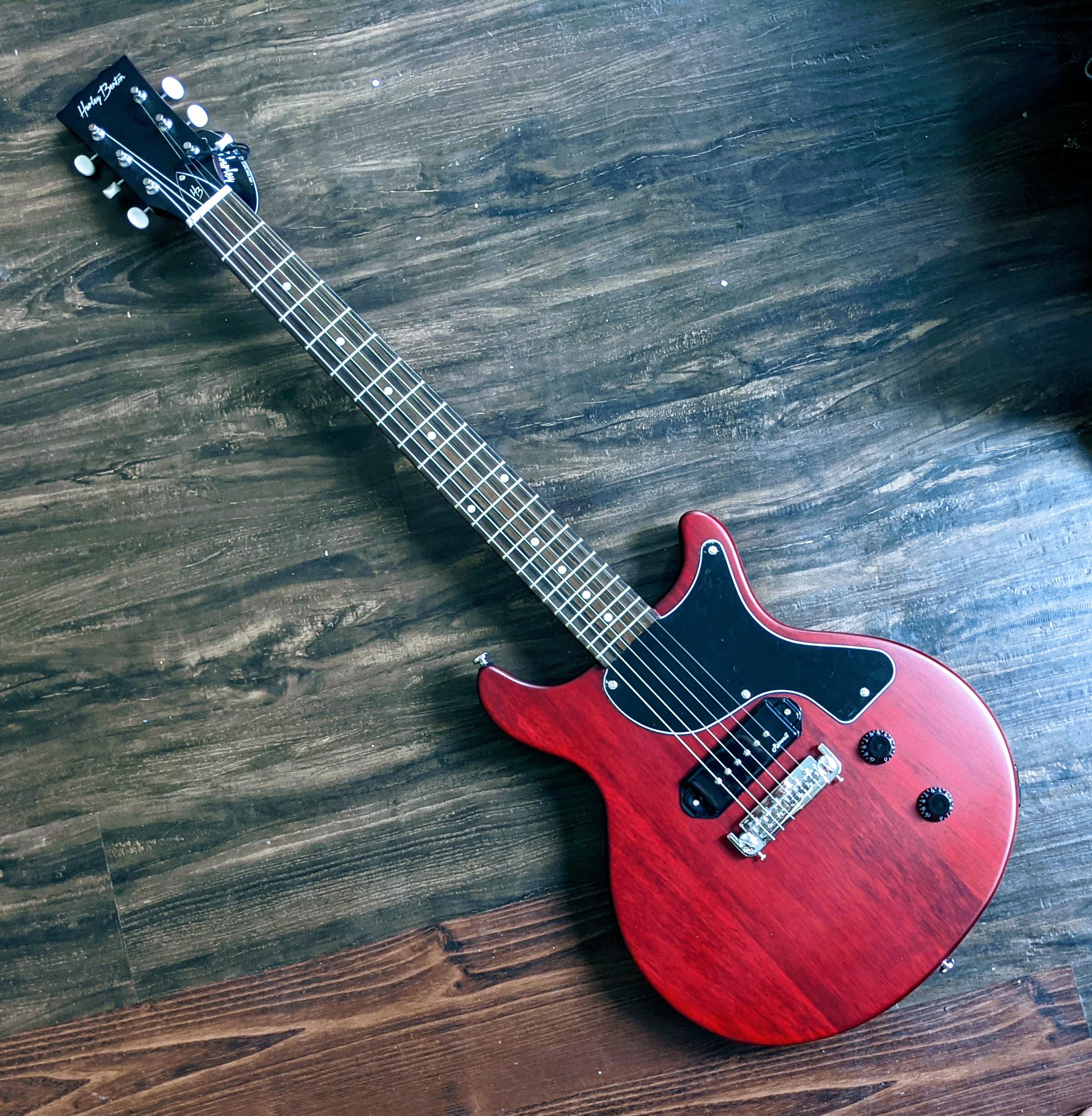 NGD: Harley Benton DC-Junior FAT Faded Cherry : r/guitars