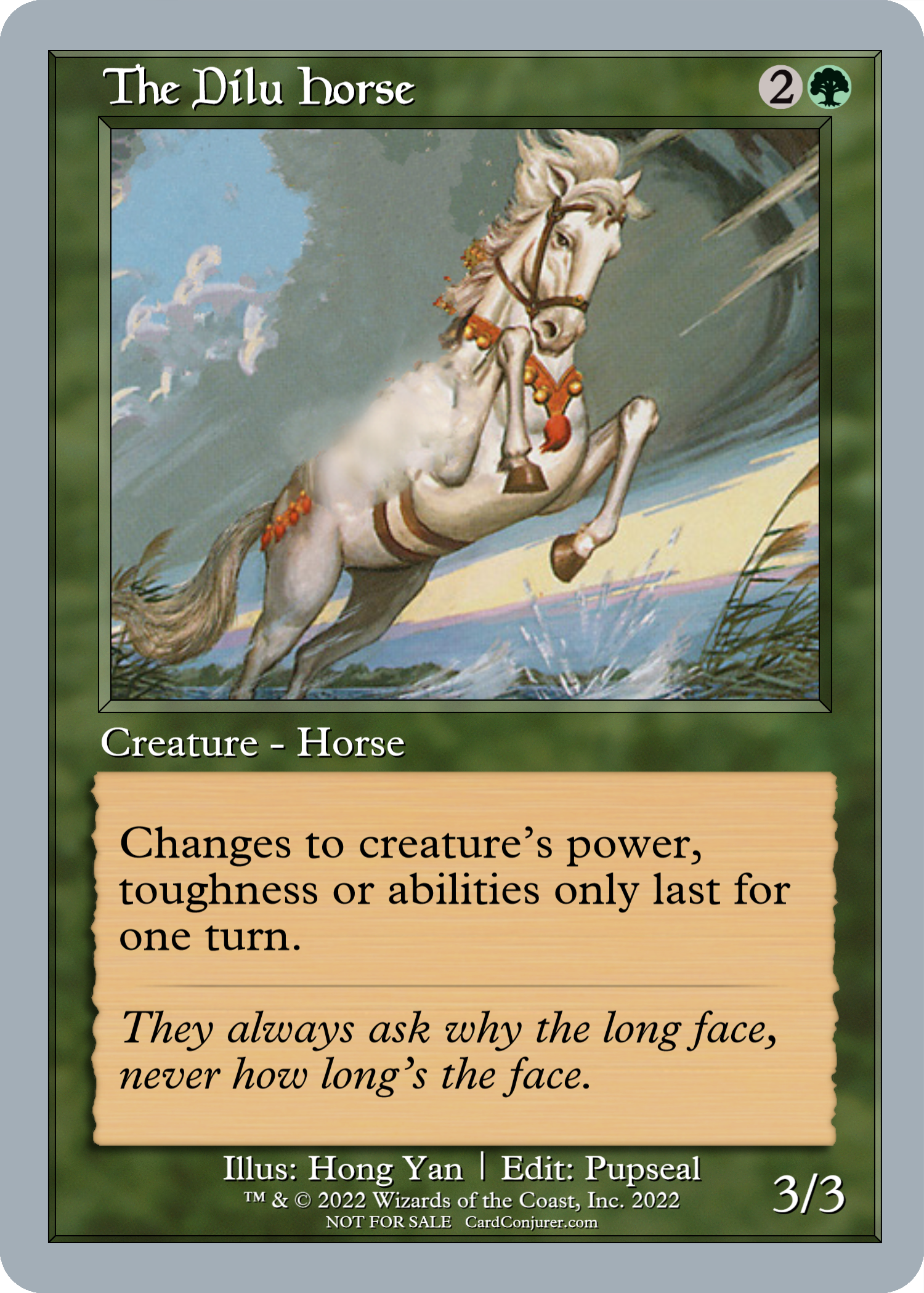 MTG 英語 Riding the Dilu Horse 的盧馬 RidingTheDiluHorse__76532.