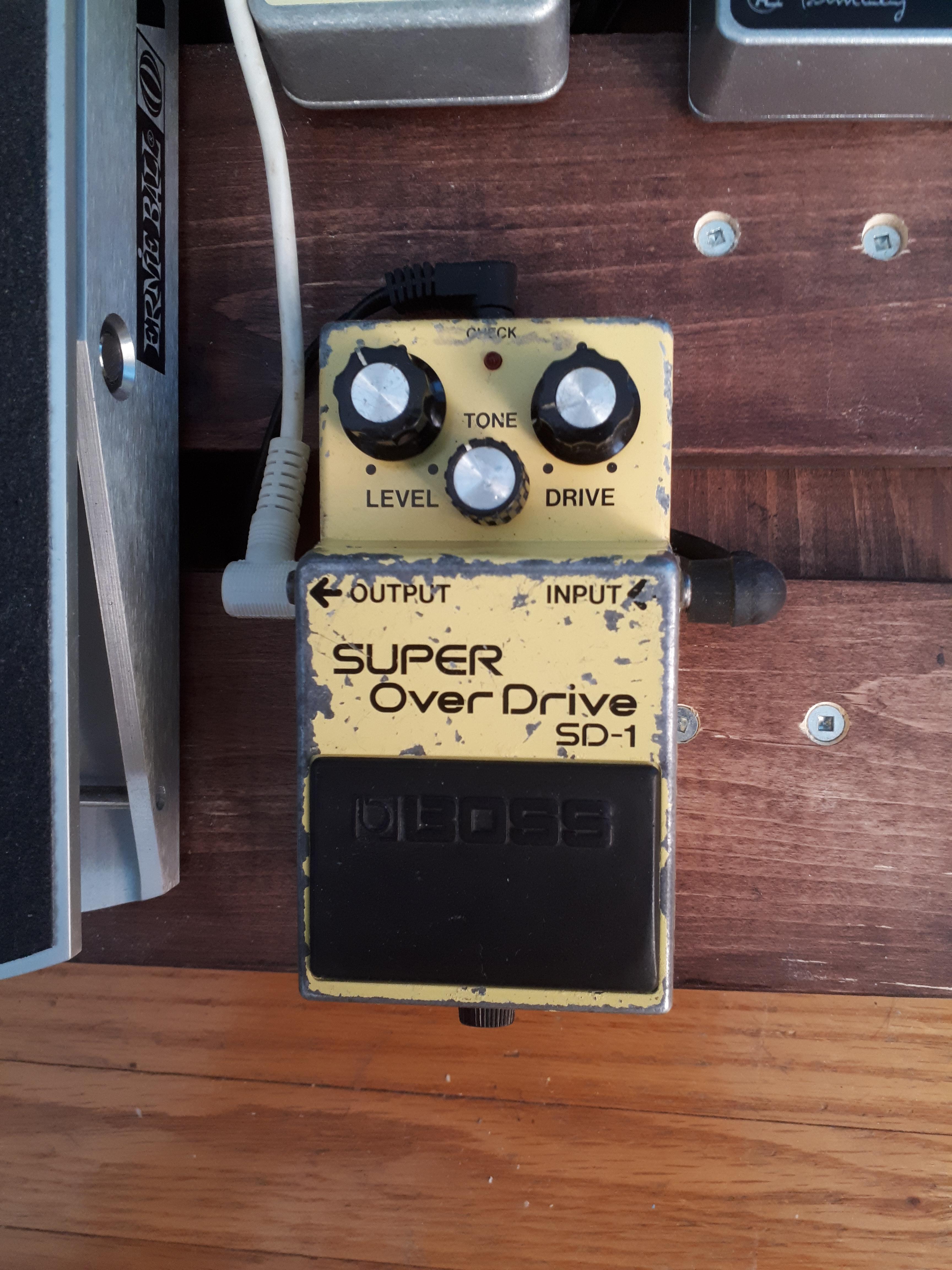 NPD 1984 mij boss sd-1. This thing has some mojo! : r/guitarpedals