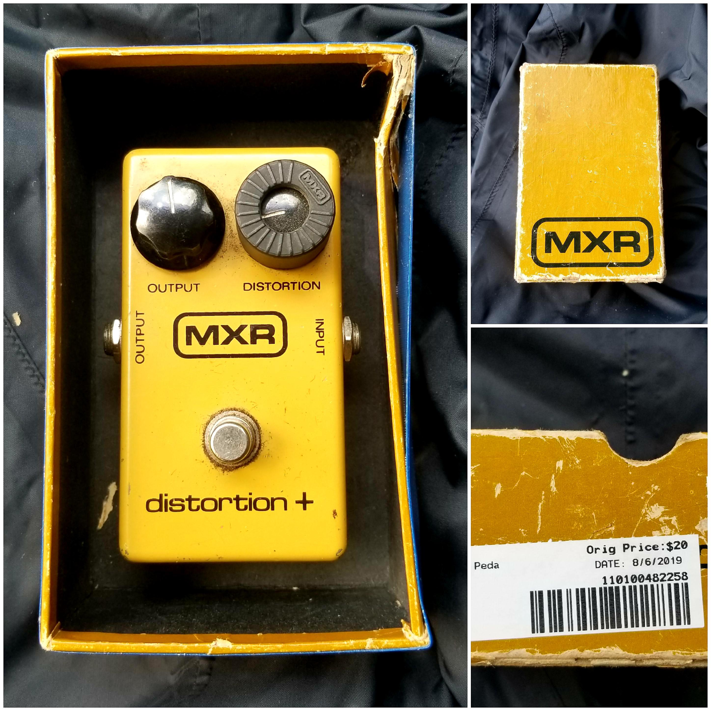 MXR distortion+ ディストーション、ヴィンテージエフェクター80年 MXR