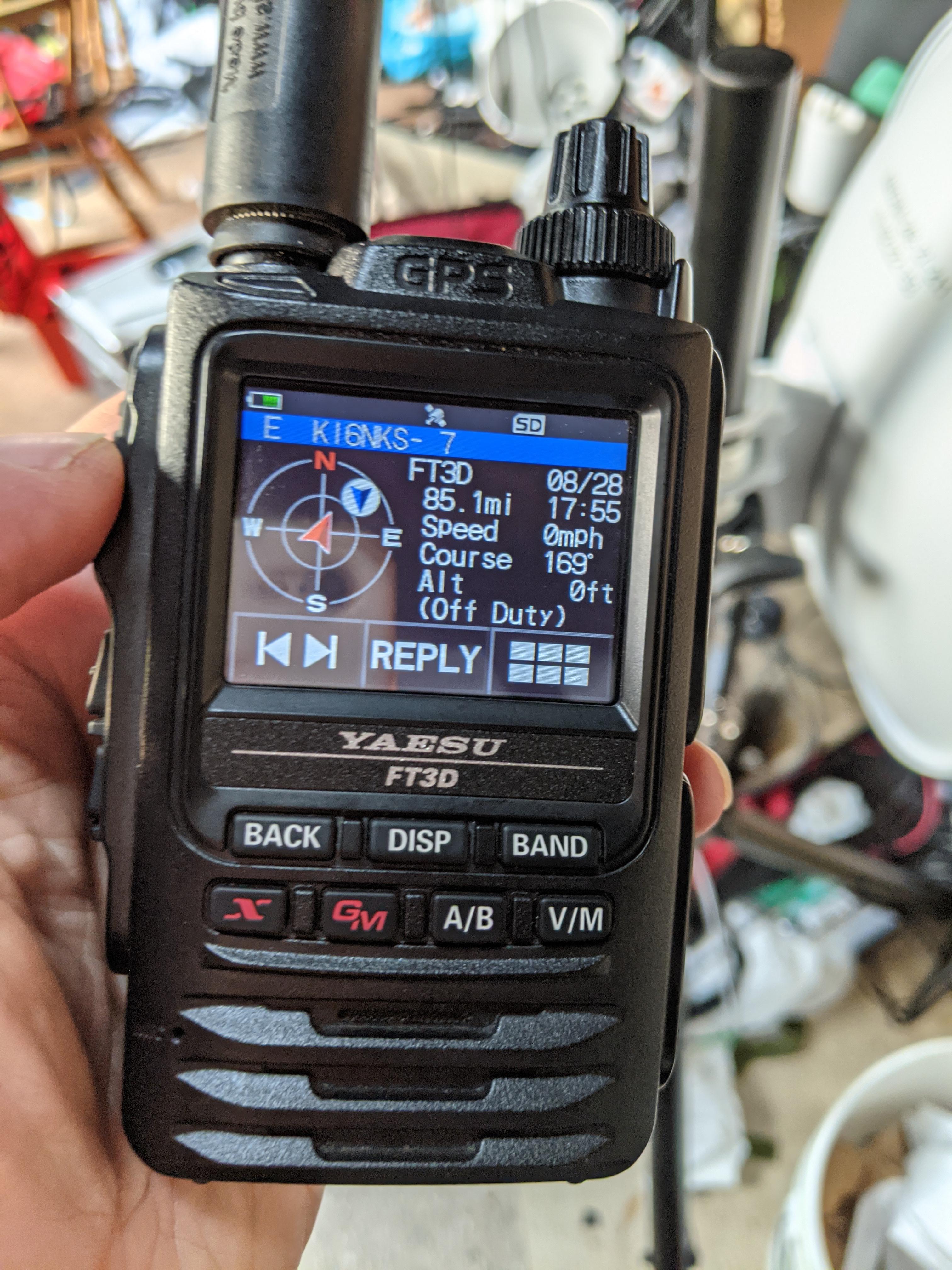 僕のYaesu FT3Dが、85マイル離れた別のFT3Dをキャッチしたんだ : r