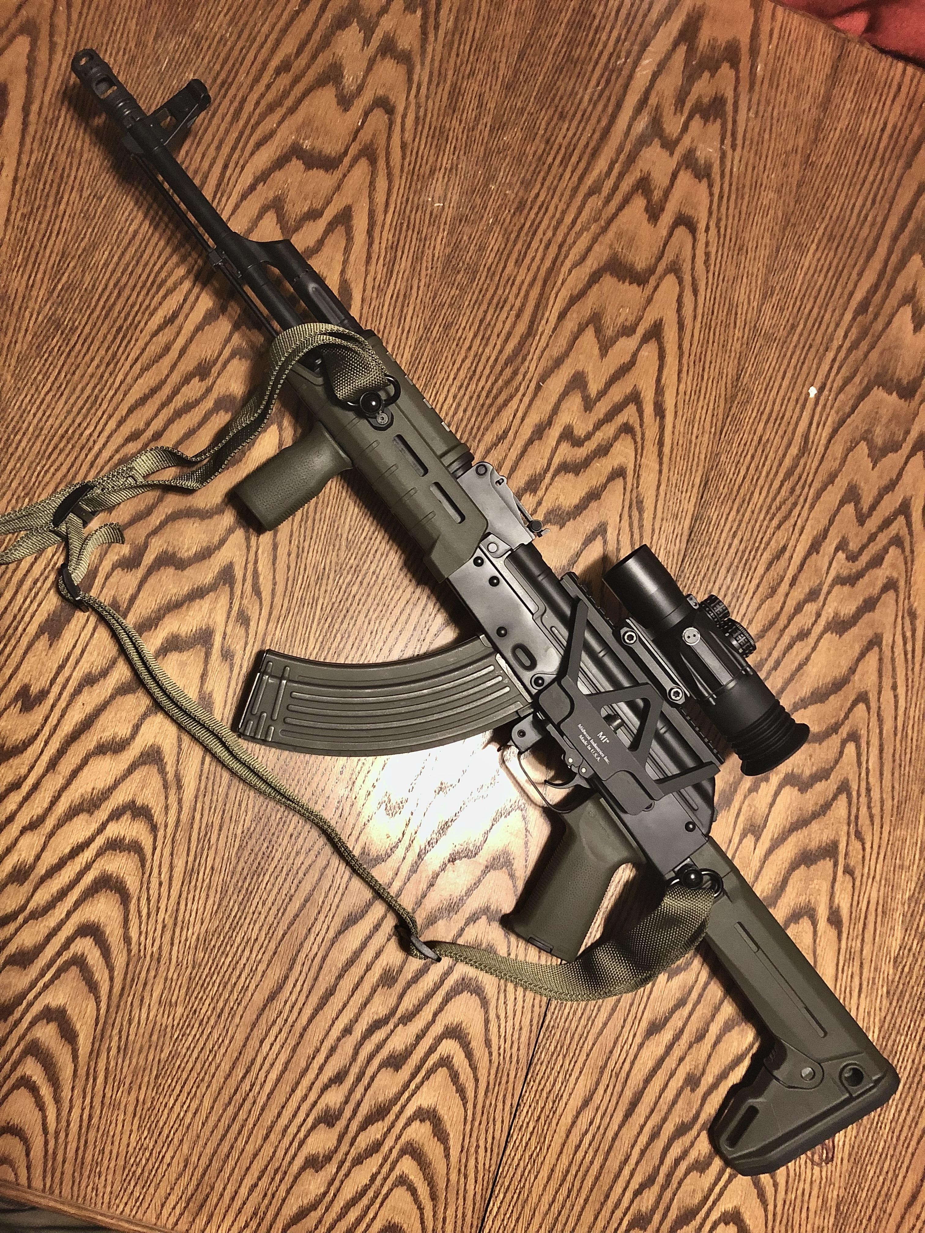 実物】カラシニコフAK-74 カスタムパーツセット 実物】カラシニコフAK