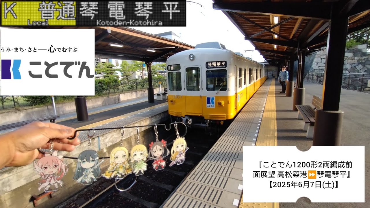 前頭板 ことでん 高松築港行 前頭板 ことでん 高松築港行 前頭板