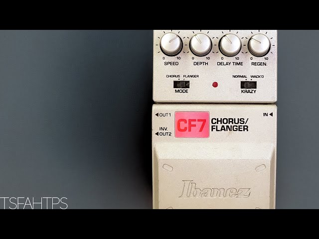 Ibanez CF7 Chorus/Flanger - Old Stuff!! - YouTube